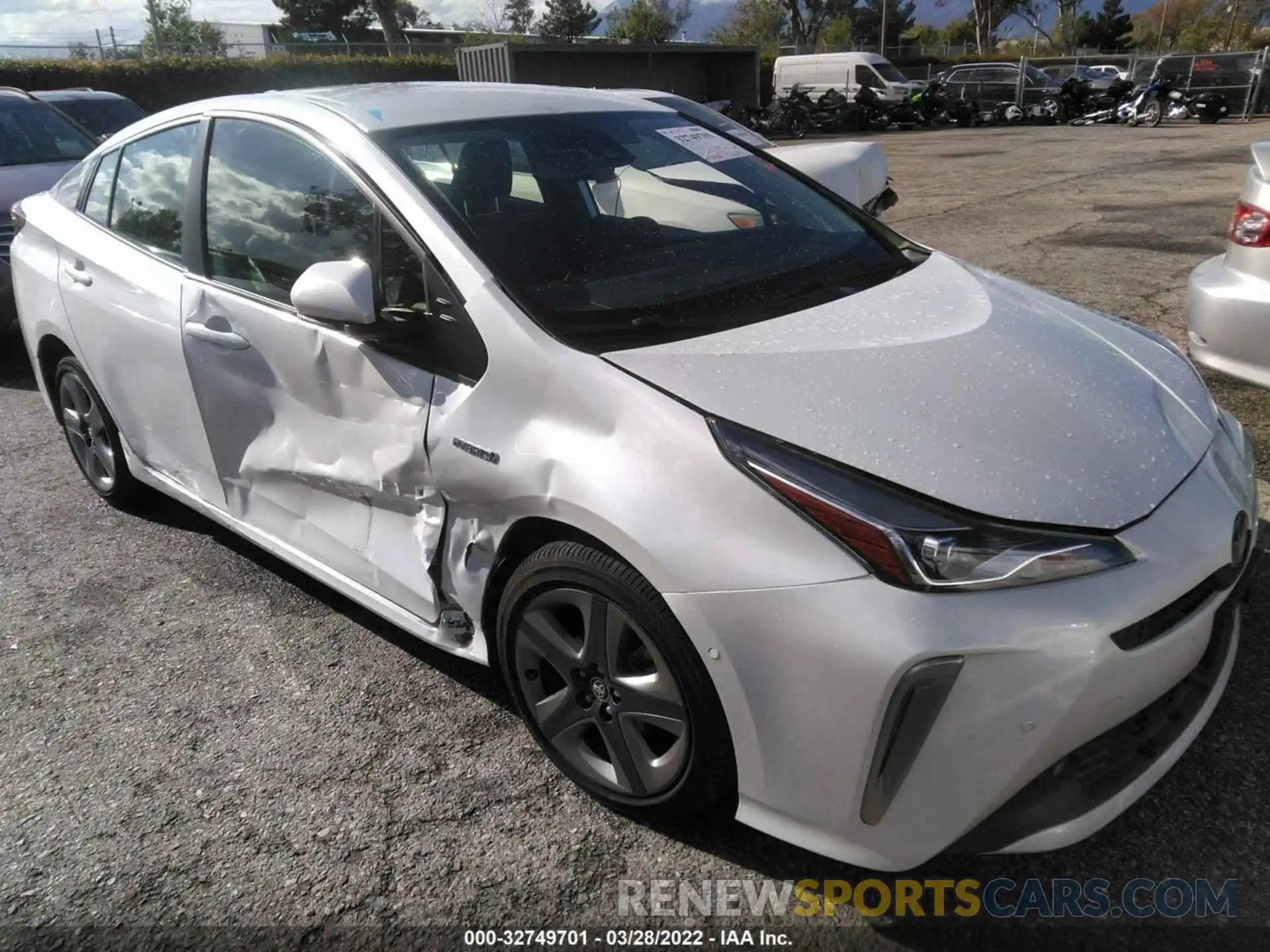 1 Photograph of a damaged car JTDKAMFU4N3154921 TOYOTA PRIUS 2022