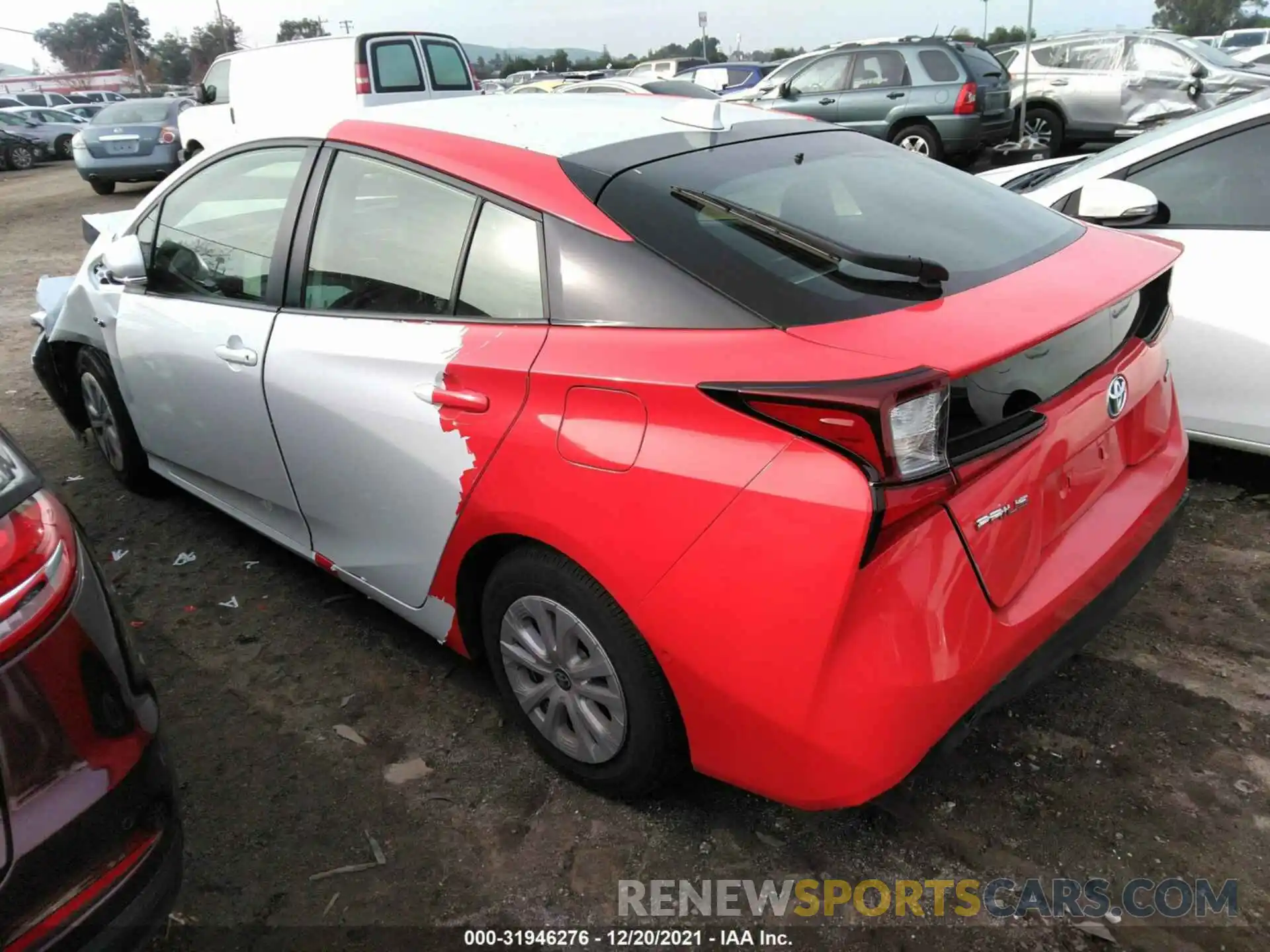 3 Photograph of a damaged car JTDKAMFU4N3156216 TOYOTA PRIUS 2022