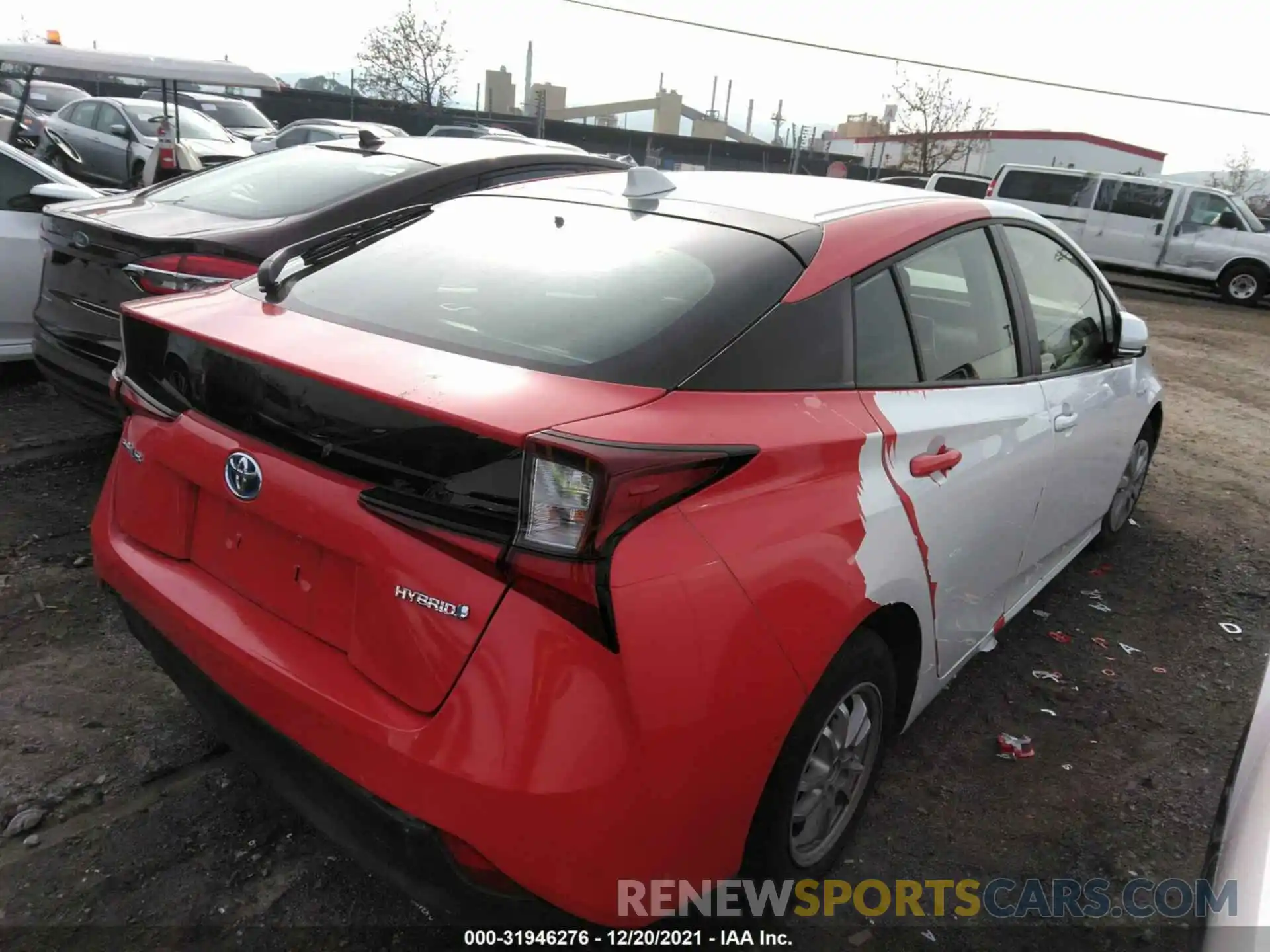 4 Photograph of a damaged car JTDKAMFU4N3156216 TOYOTA PRIUS 2022