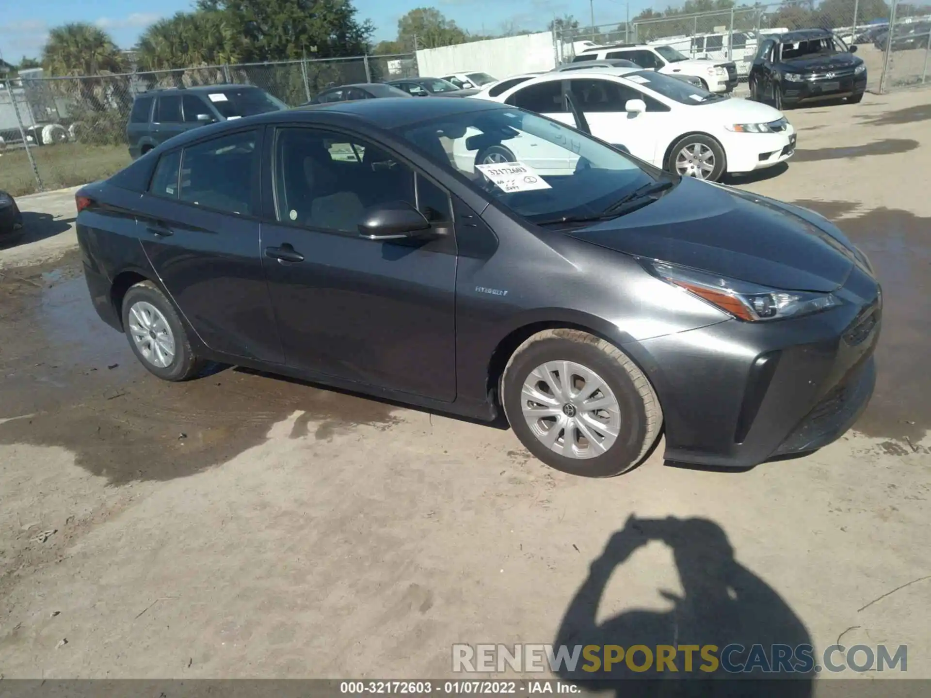 1 Photograph of a damaged car JTDKAMFU4N3157480 TOYOTA PRIUS 2022