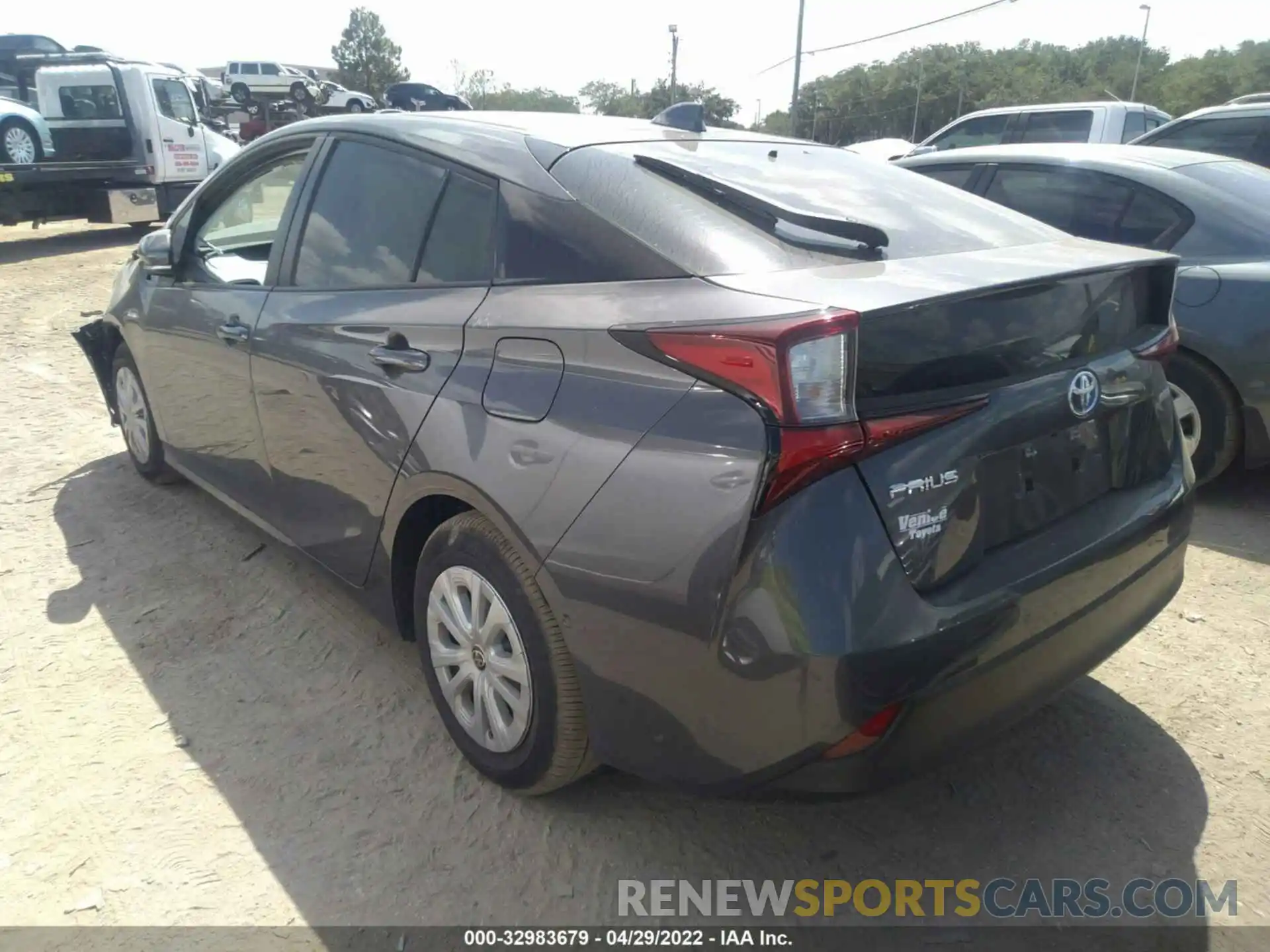 3 Photograph of a damaged car JTDKAMFU4N3161044 TOYOTA PRIUS 2022