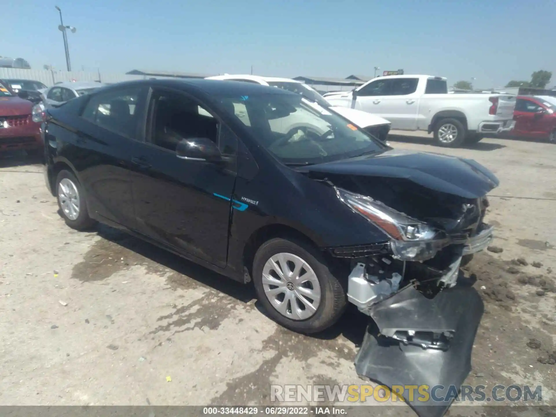 1 Photograph of a damaged car JTDKAMFU4N3163425 TOYOTA PRIUS 2022