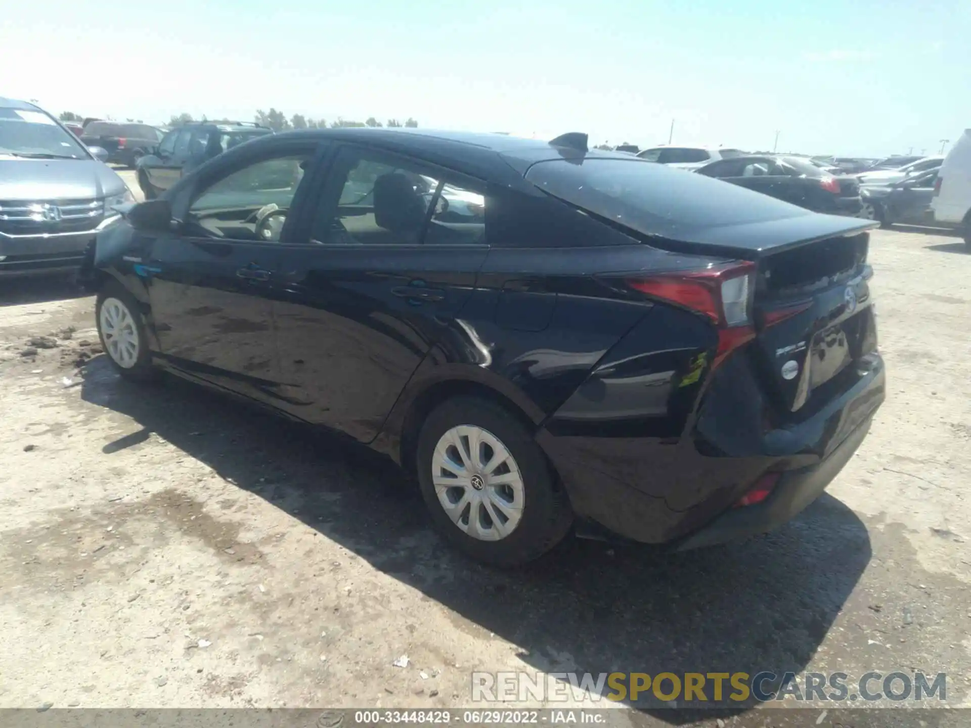 3 Photograph of a damaged car JTDKAMFU4N3163425 TOYOTA PRIUS 2022