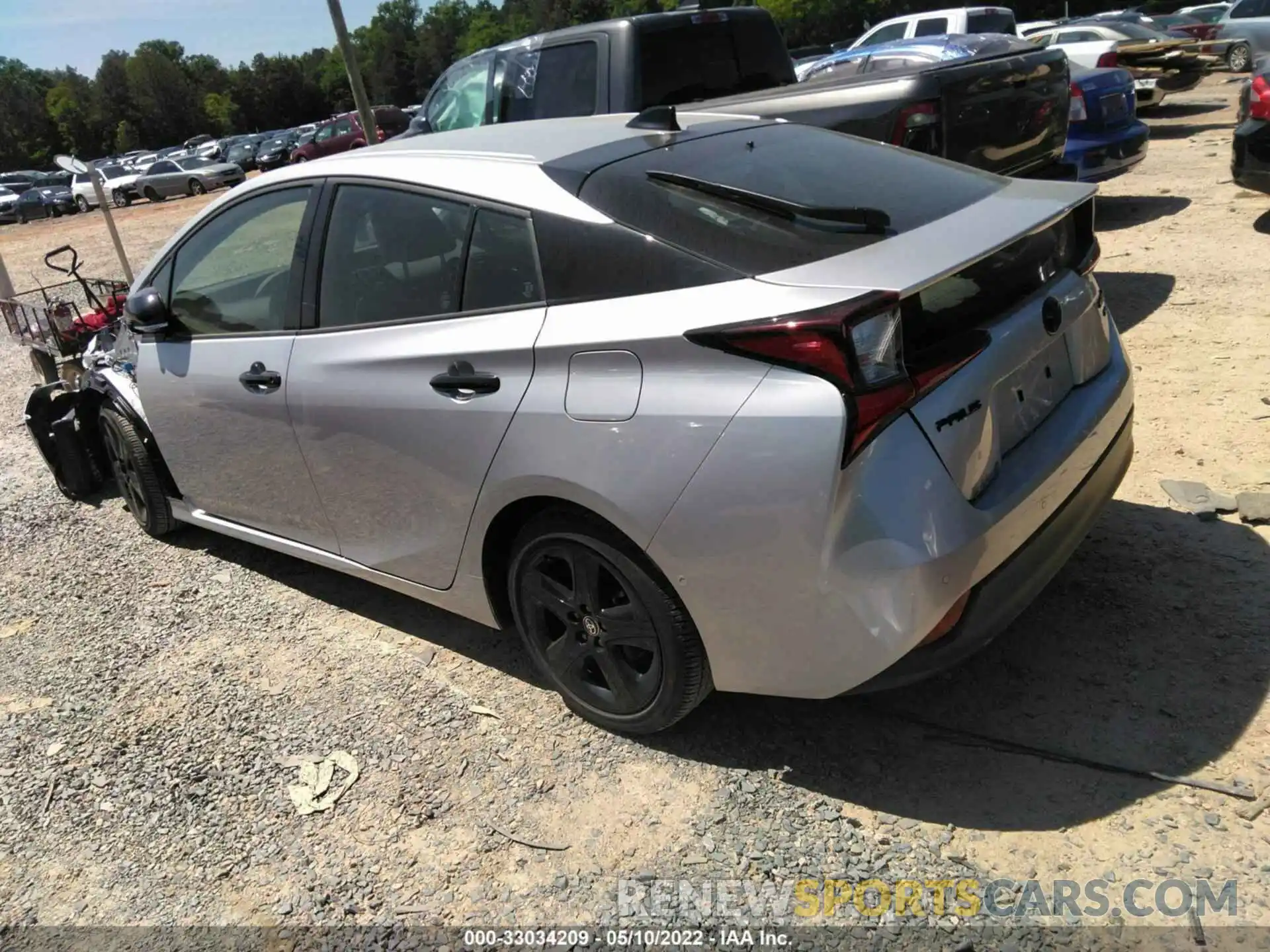 3 Photograph of a damaged car JTDKAMFU4N3163649 TOYOTA PRIUS 2022