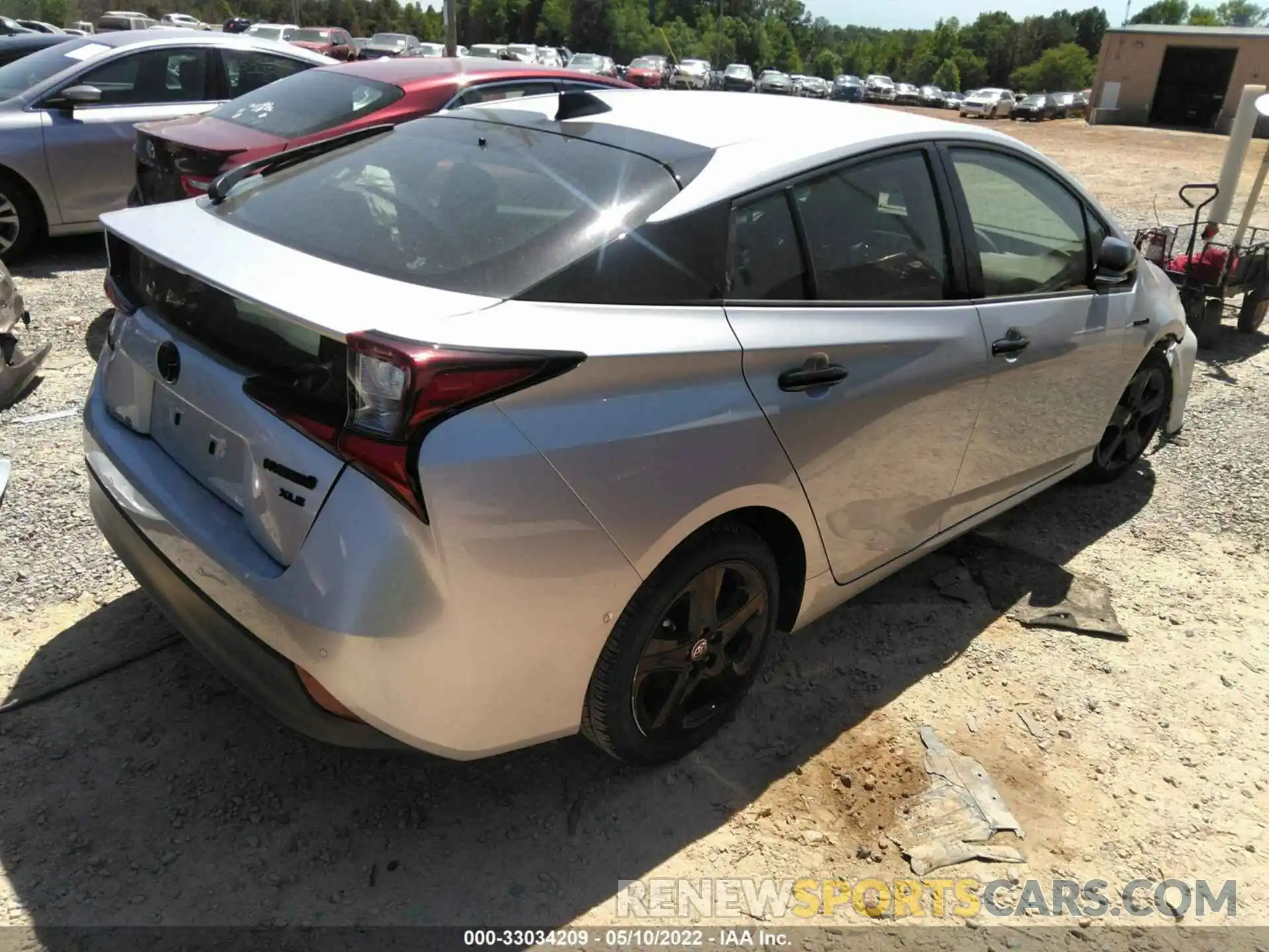 4 Photograph of a damaged car JTDKAMFU4N3163649 TOYOTA PRIUS 2022