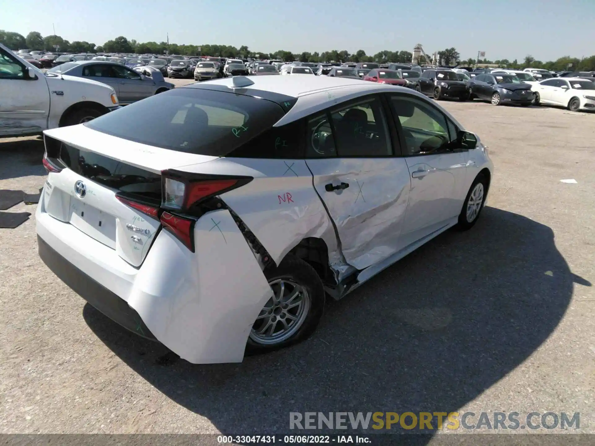 4 Photograph of a damaged car JTDKAMFU4N3165045 TOYOTA PRIUS 2022