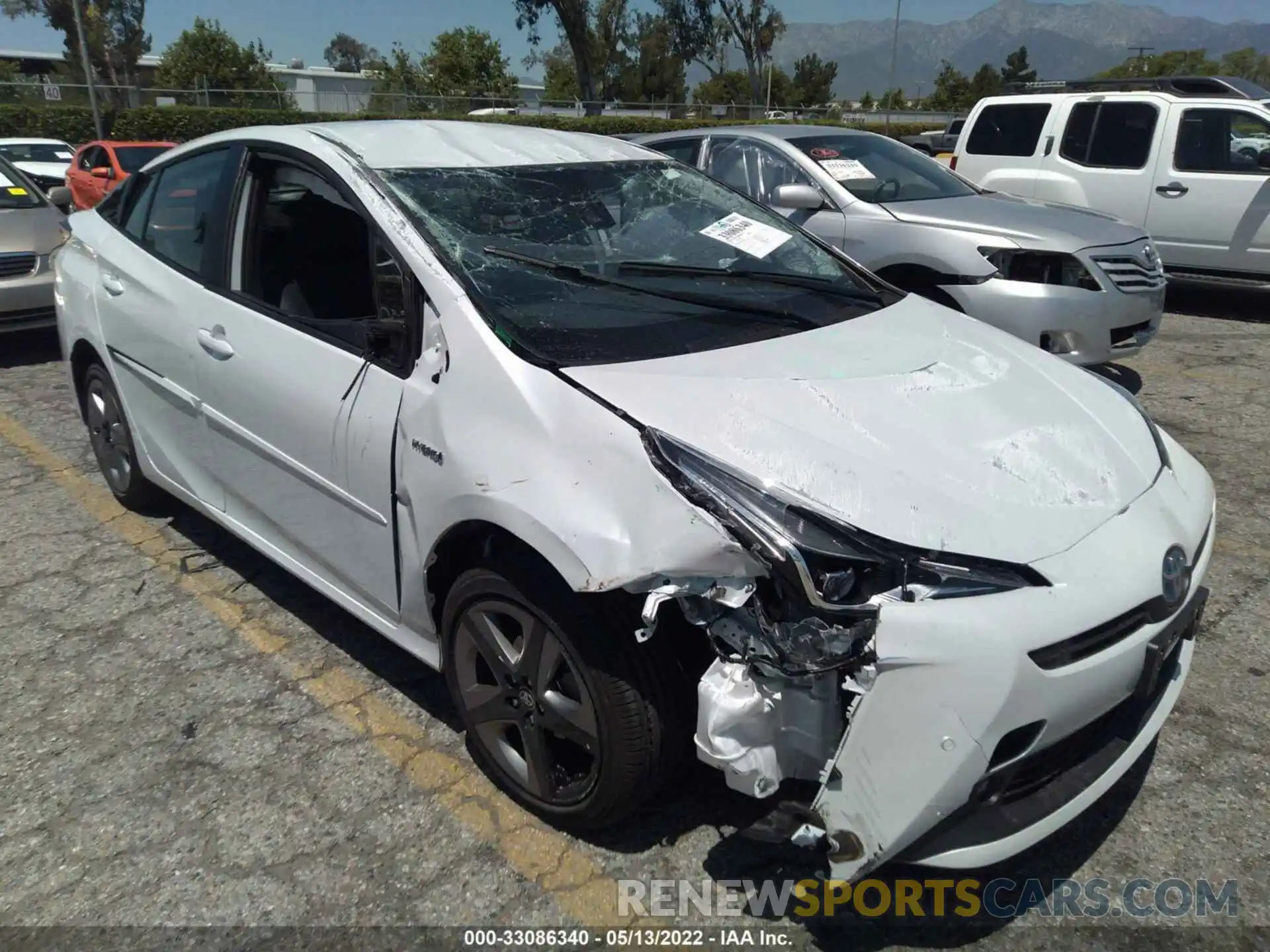 1 Photograph of a damaged car JTDKAMFU4N3166163 TOYOTA PRIUS 2022