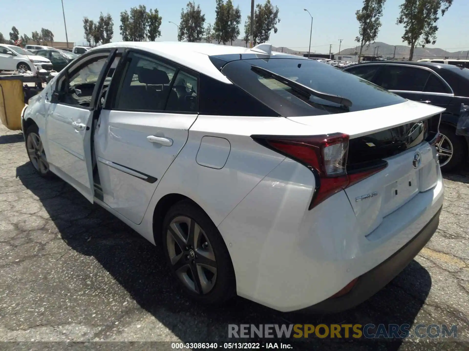 3 Photograph of a damaged car JTDKAMFU4N3166163 TOYOTA PRIUS 2022