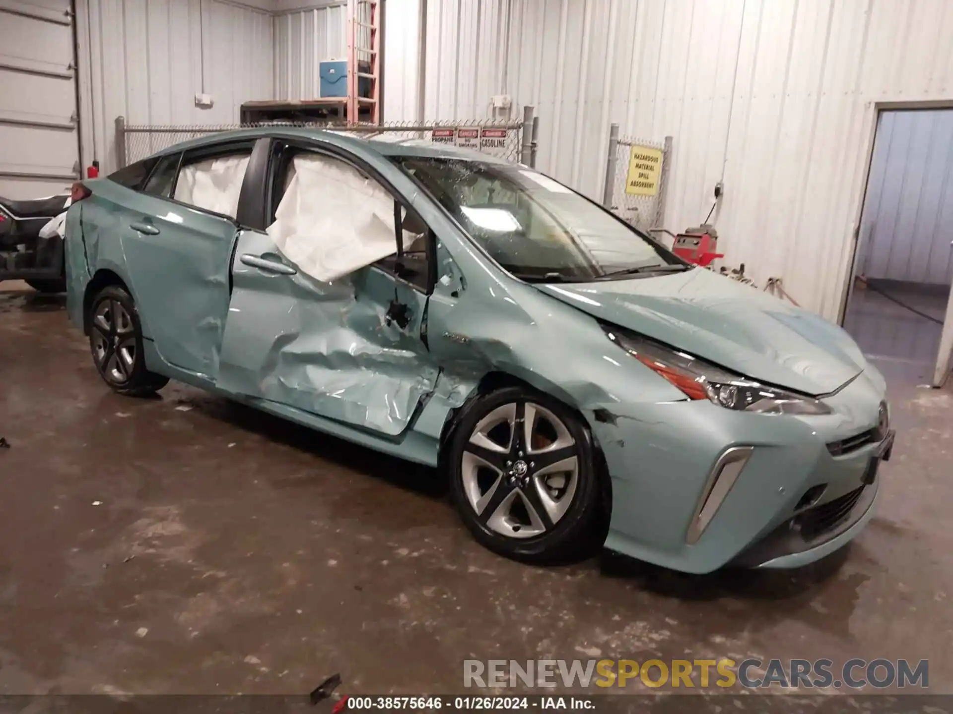 1 Photograph of a damaged car JTDKAMFU4N3170343 TOYOTA PRIUS 2022