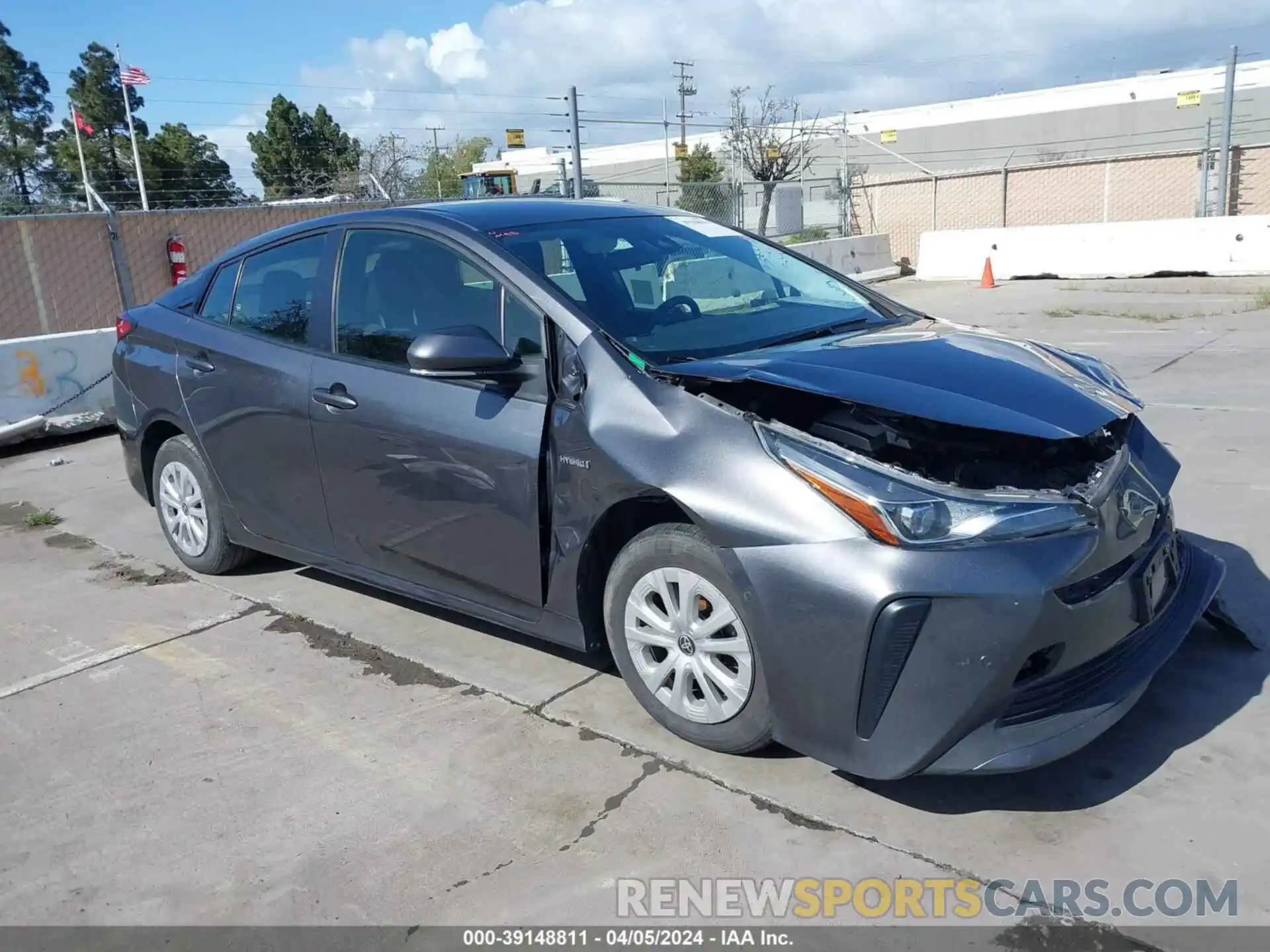 1 Photograph of a damaged car JTDKAMFU4N3177258 TOYOTA PRIUS 2022