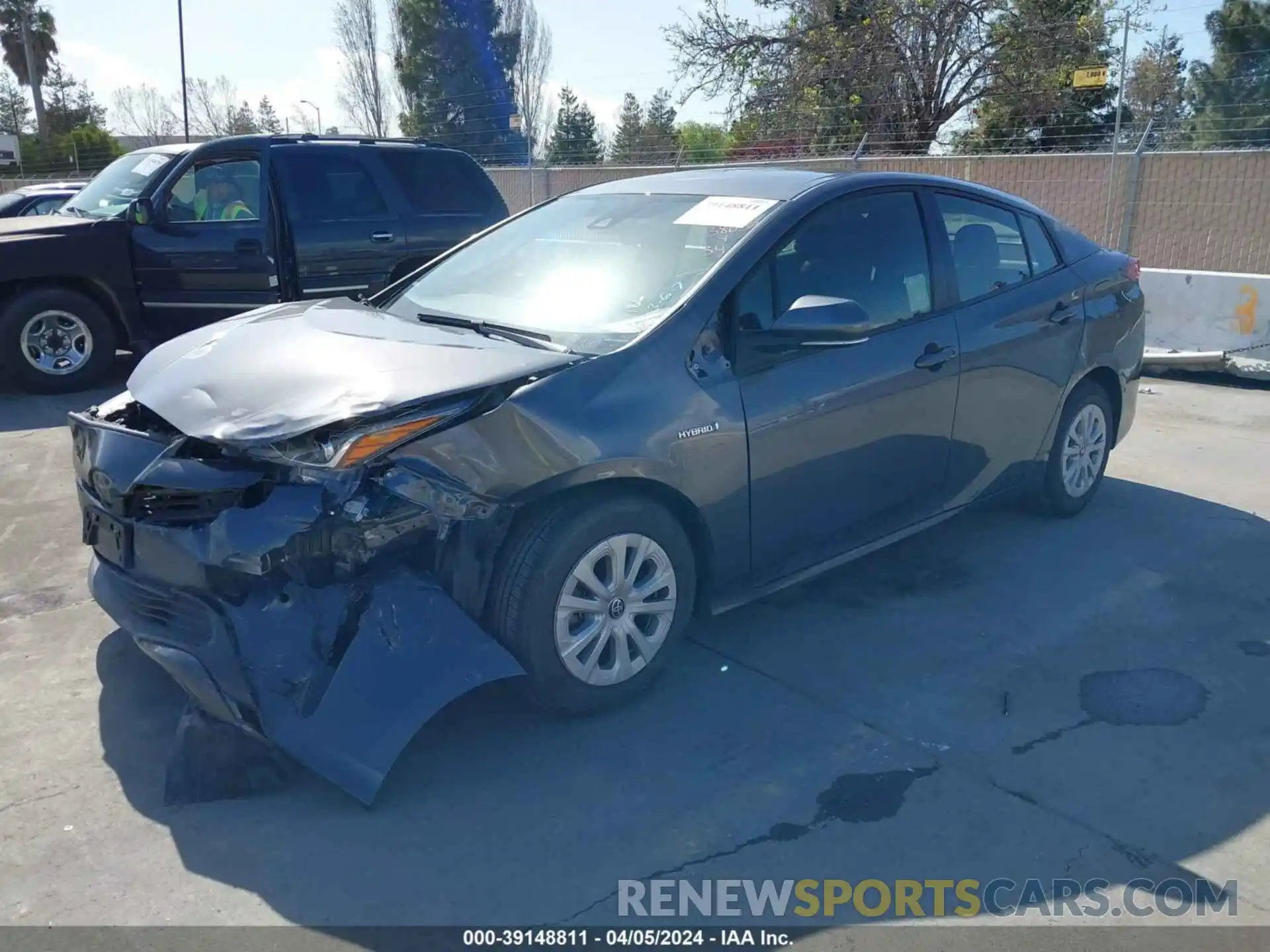 2 Photograph of a damaged car JTDKAMFU4N3177258 TOYOTA PRIUS 2022