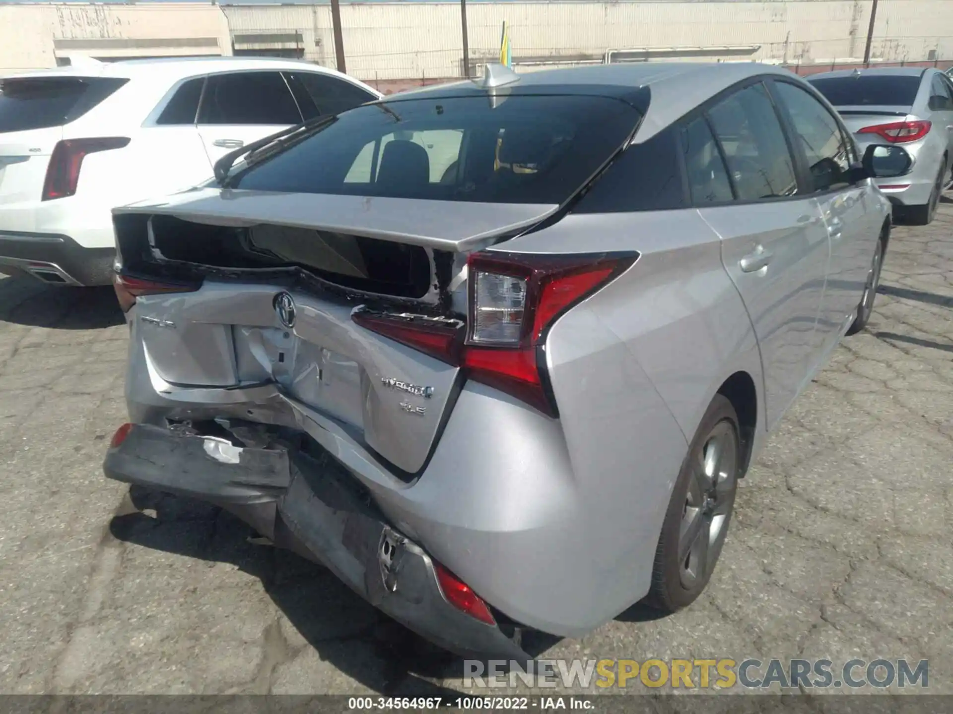 4 Photograph of a damaged car JTDKAMFU5N3153843 TOYOTA PRIUS 2022