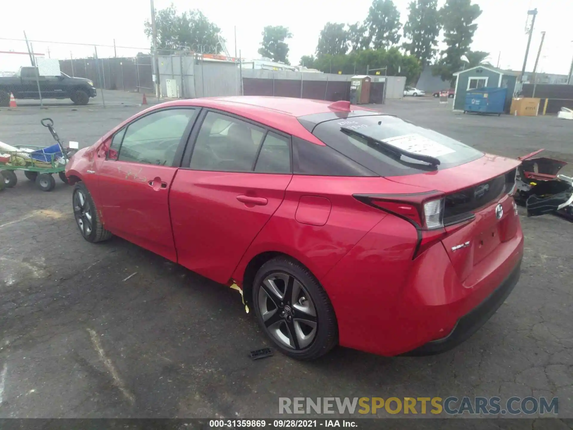 3 Photograph of a damaged car JTDKAMFU5N3155138 TOYOTA PRIUS 2022