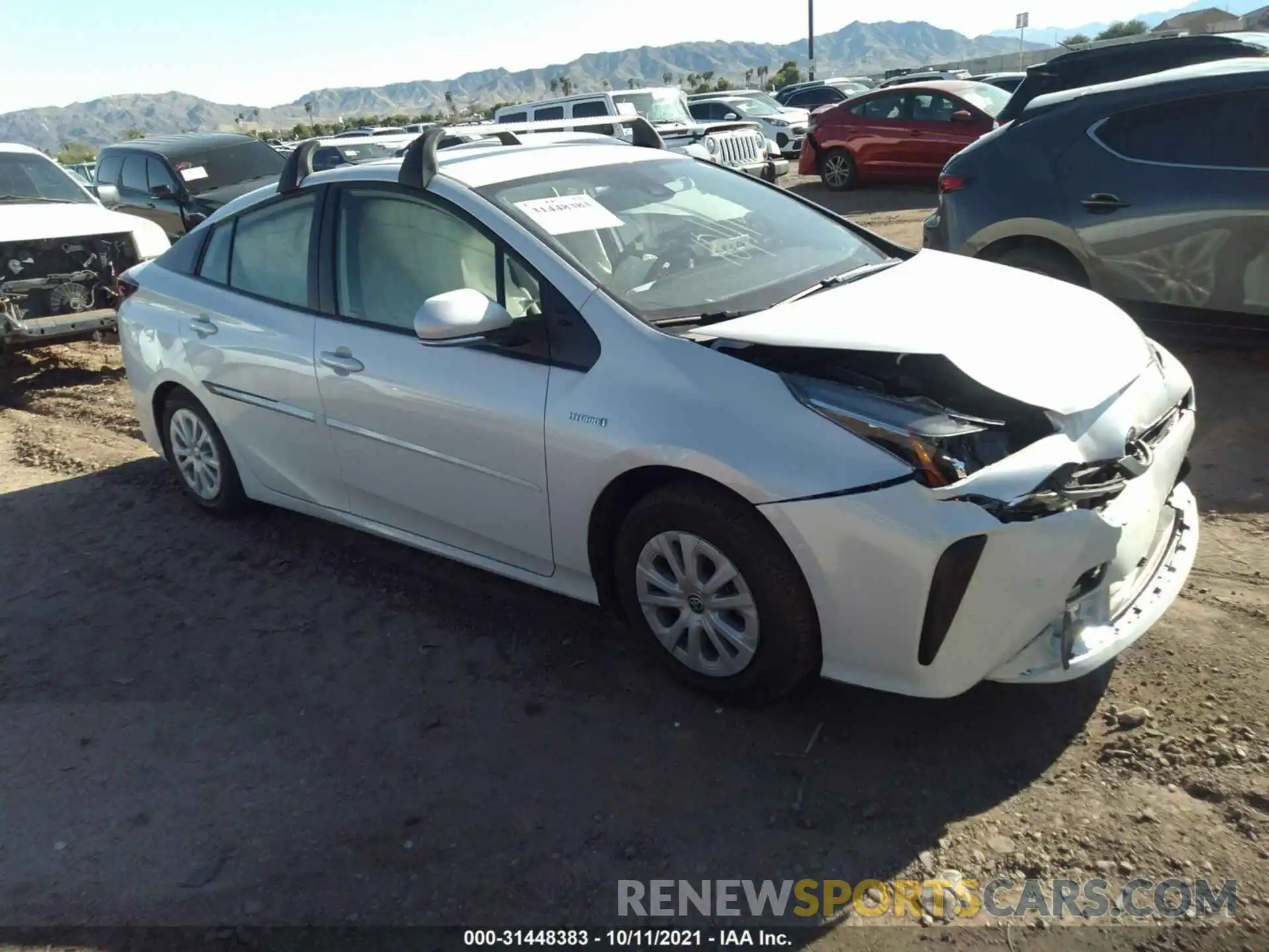 1 Photograph of a damaged car JTDKAMFU5N3156578 TOYOTA PRIUS 2022