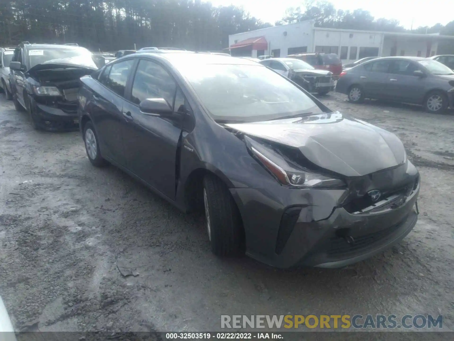 1 Photograph of a damaged car JTDKAMFU5N3157827 TOYOTA PRIUS 2022