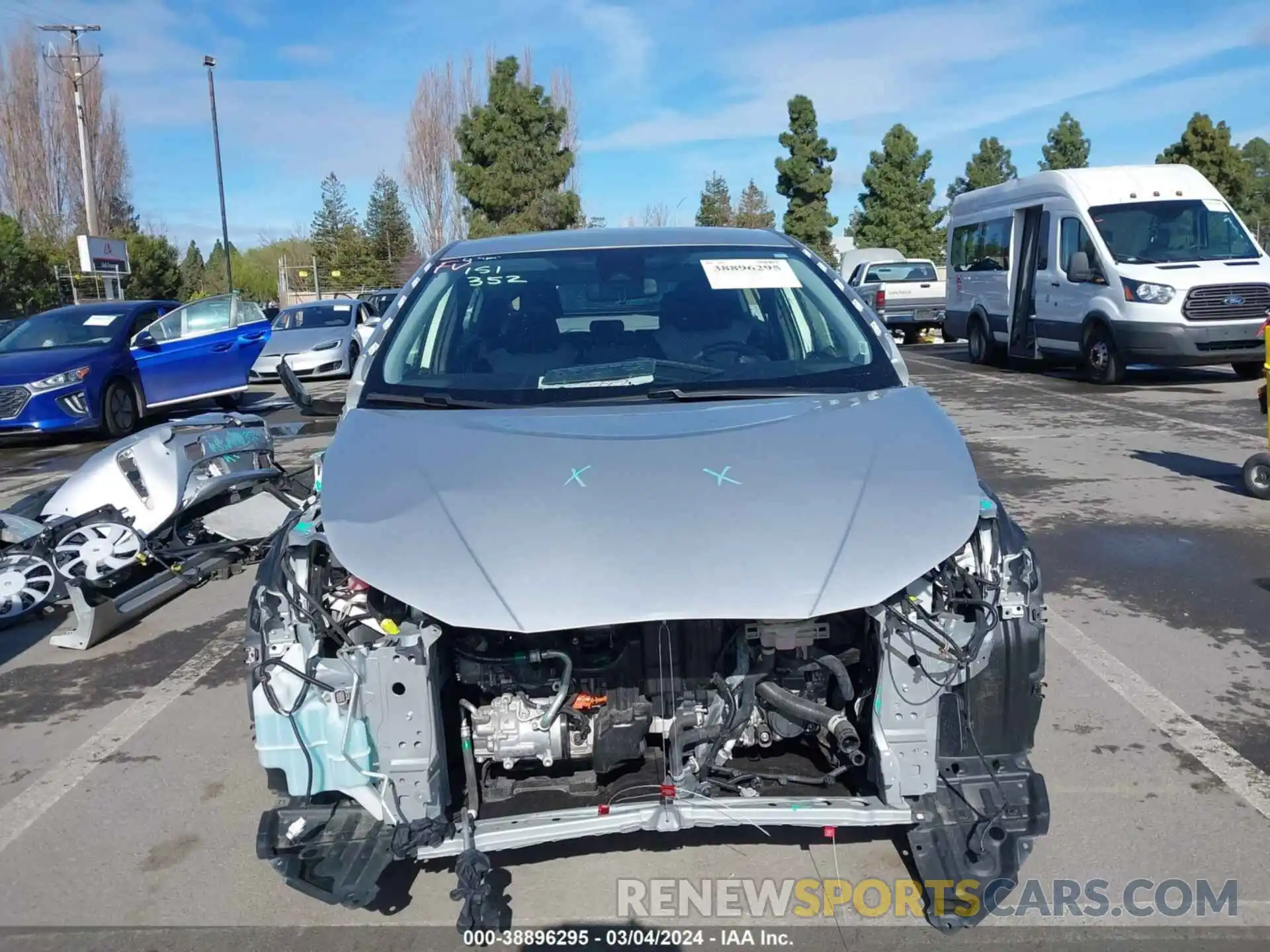 13 Фотография поврежденного автомобиля JTDKAMFU5N3166754 TOYOTA PRIUS 2022