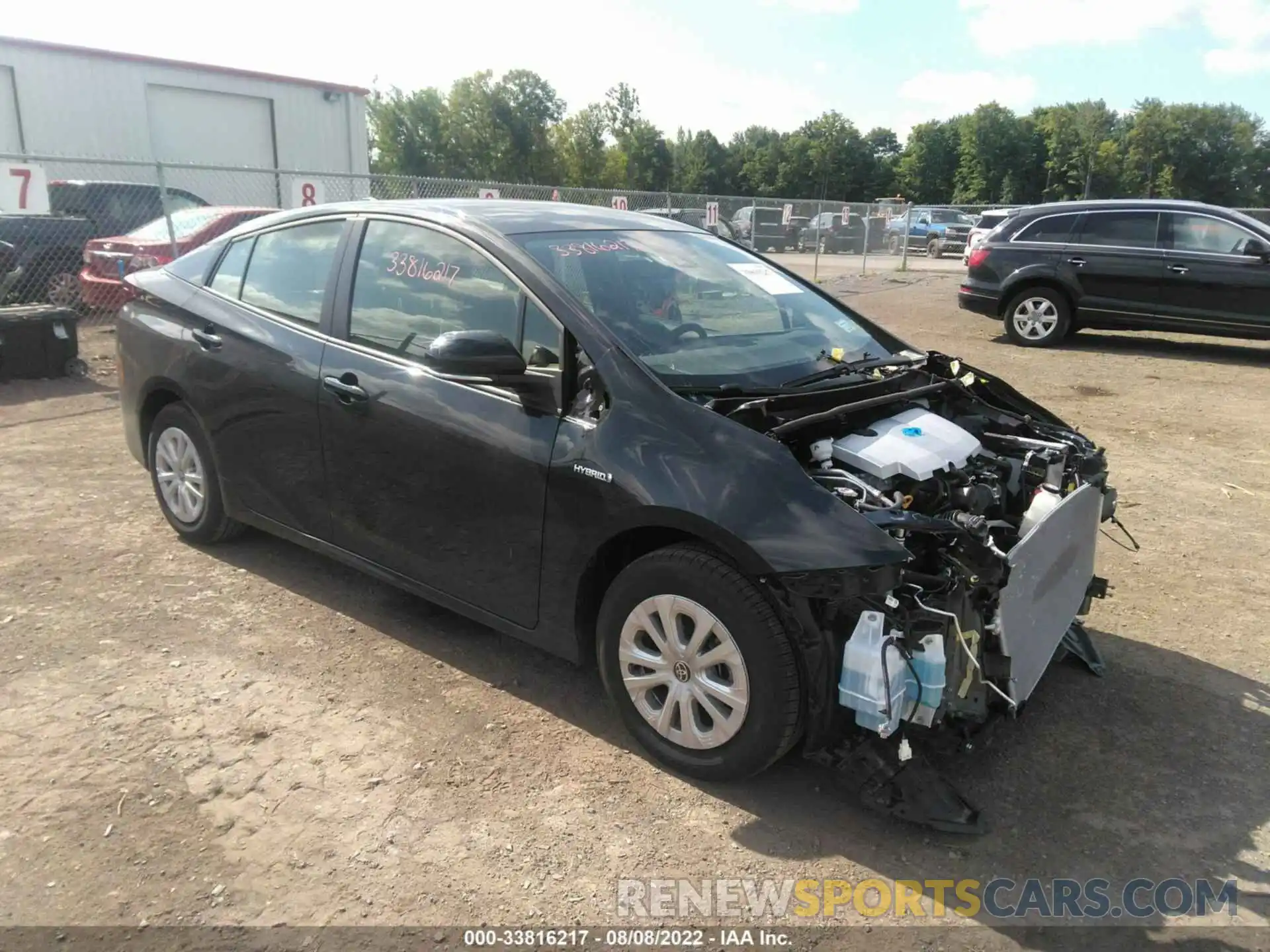 1 Фотография поврежденного автомобиля JTDKAMFU5N3166964 TOYOTA PRIUS 2022