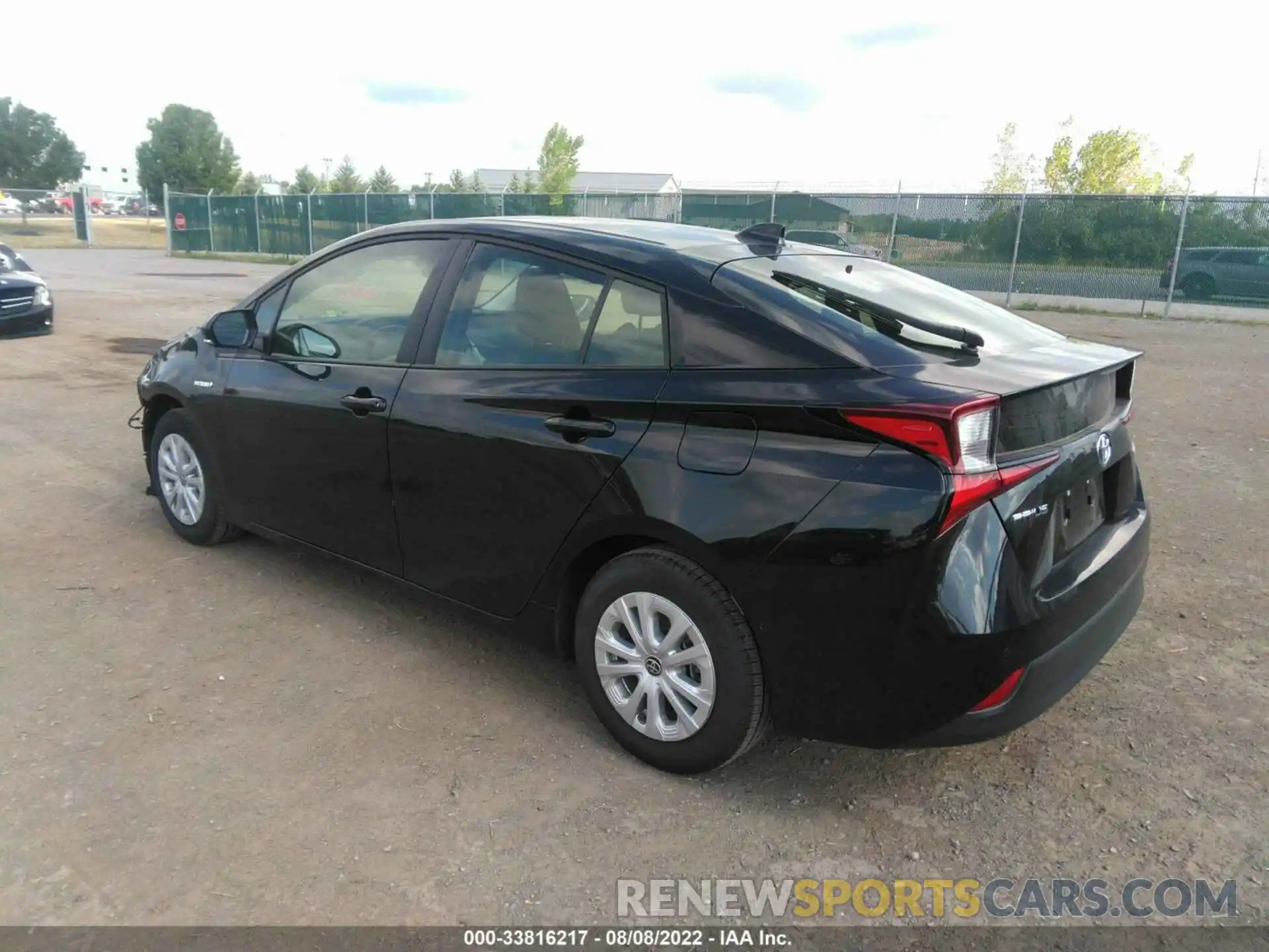 3 Фотография поврежденного автомобиля JTDKAMFU5N3166964 TOYOTA PRIUS 2022