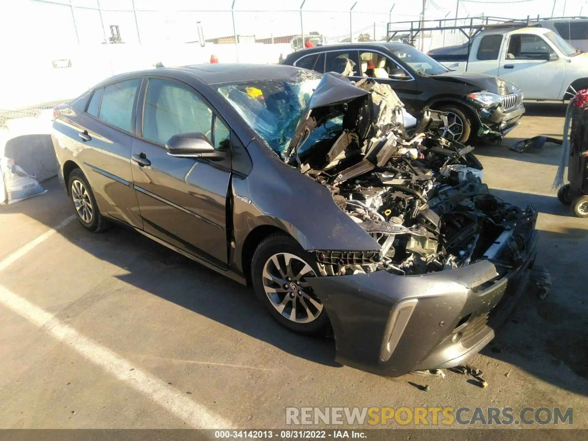 1 Photograph of a damaged car JTDKAMFU5N3167094 TOYOTA PRIUS 2022