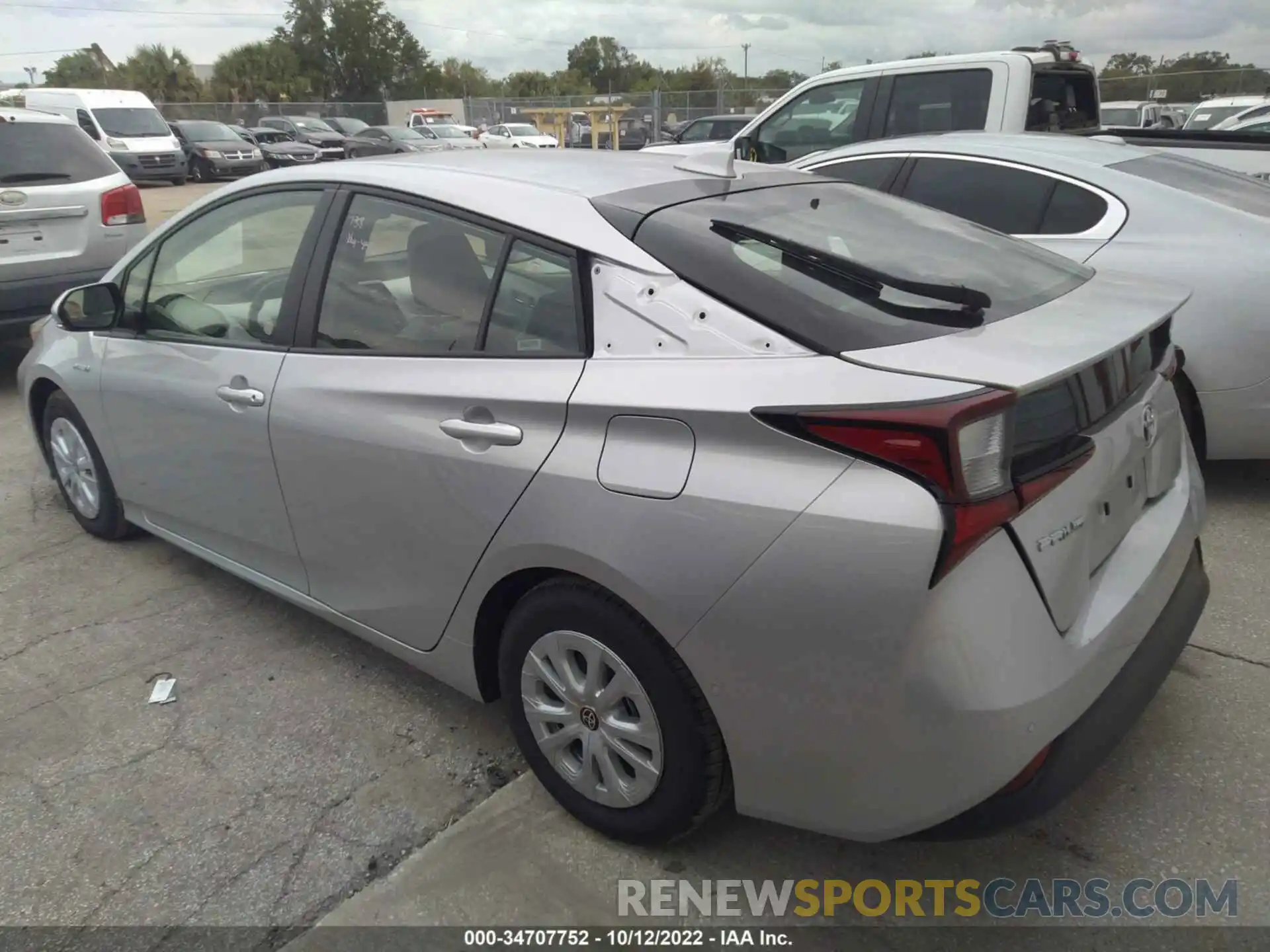 3 Photograph of a damaged car JTDKAMFU5N3181397 TOYOTA PRIUS 2022