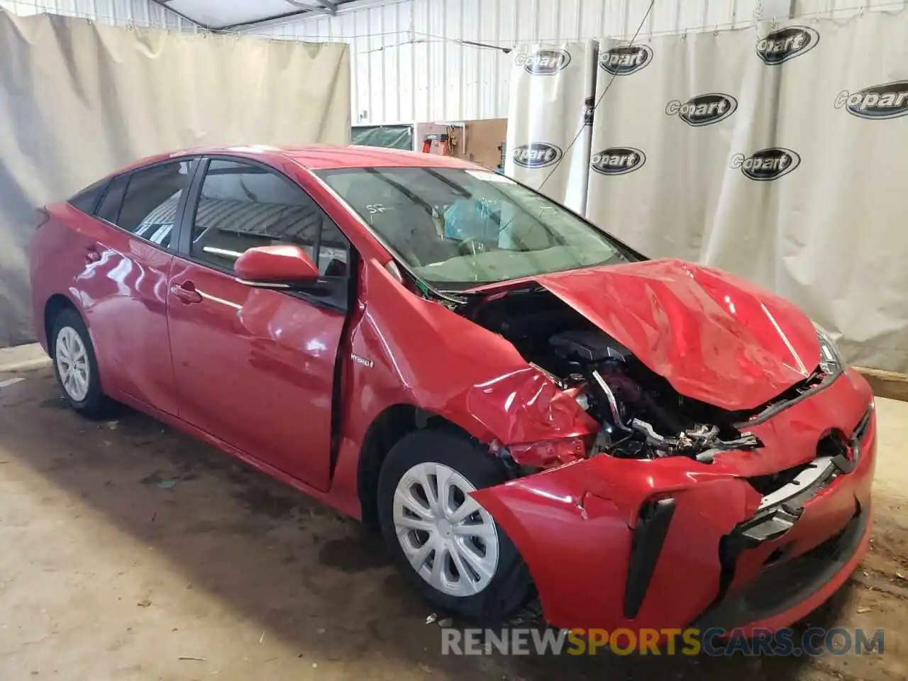 1 Photograph of a damaged car JTDKAMFU6N3156217 TOYOTA PRIUS 2022