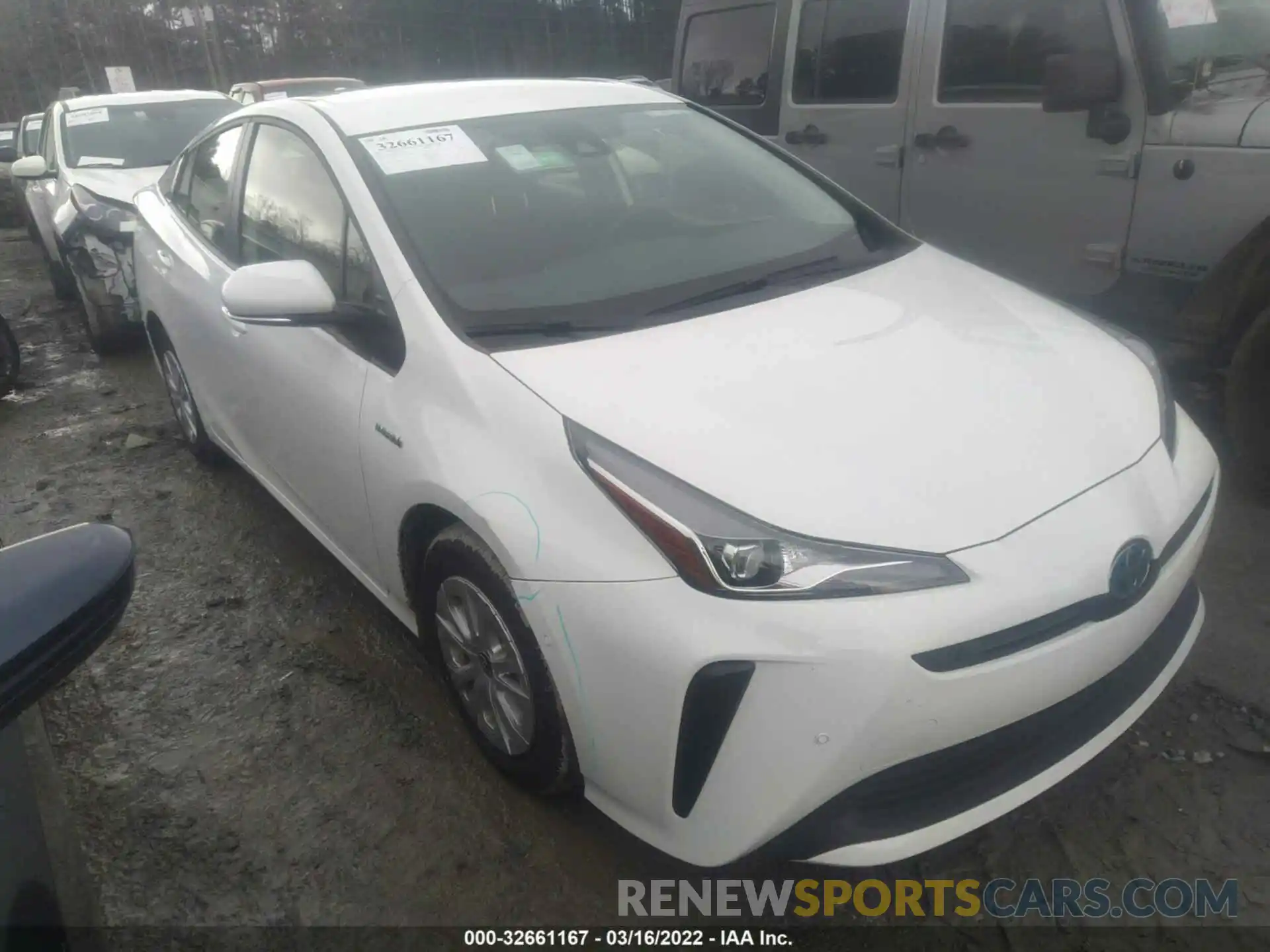 1 Фотография поврежденного автомобиля JTDKAMFU6N3157495 TOYOTA PRIUS 2022