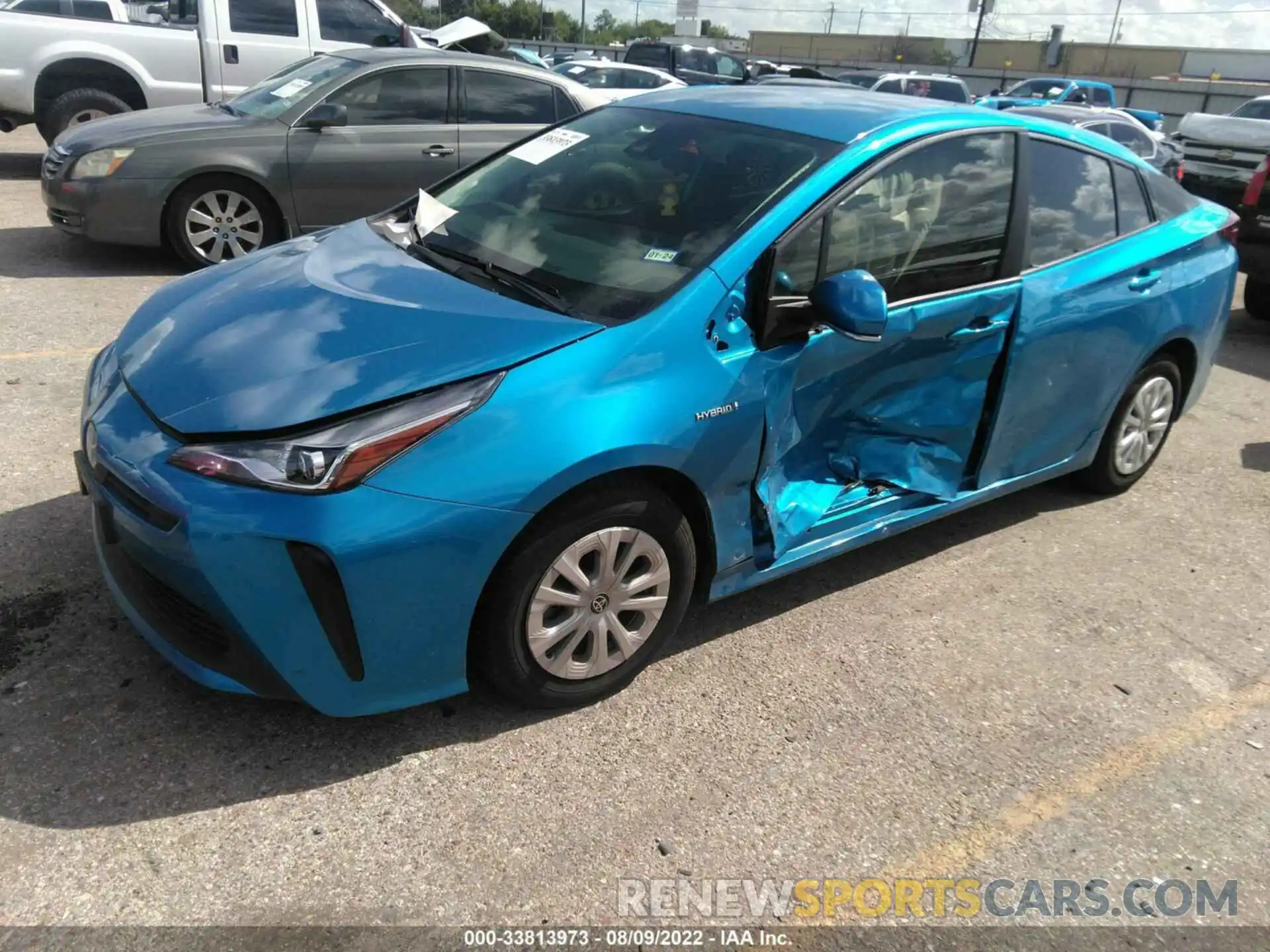 2 Photograph of a damaged car JTDKAMFU6N3165323 TOYOTA PRIUS 2022