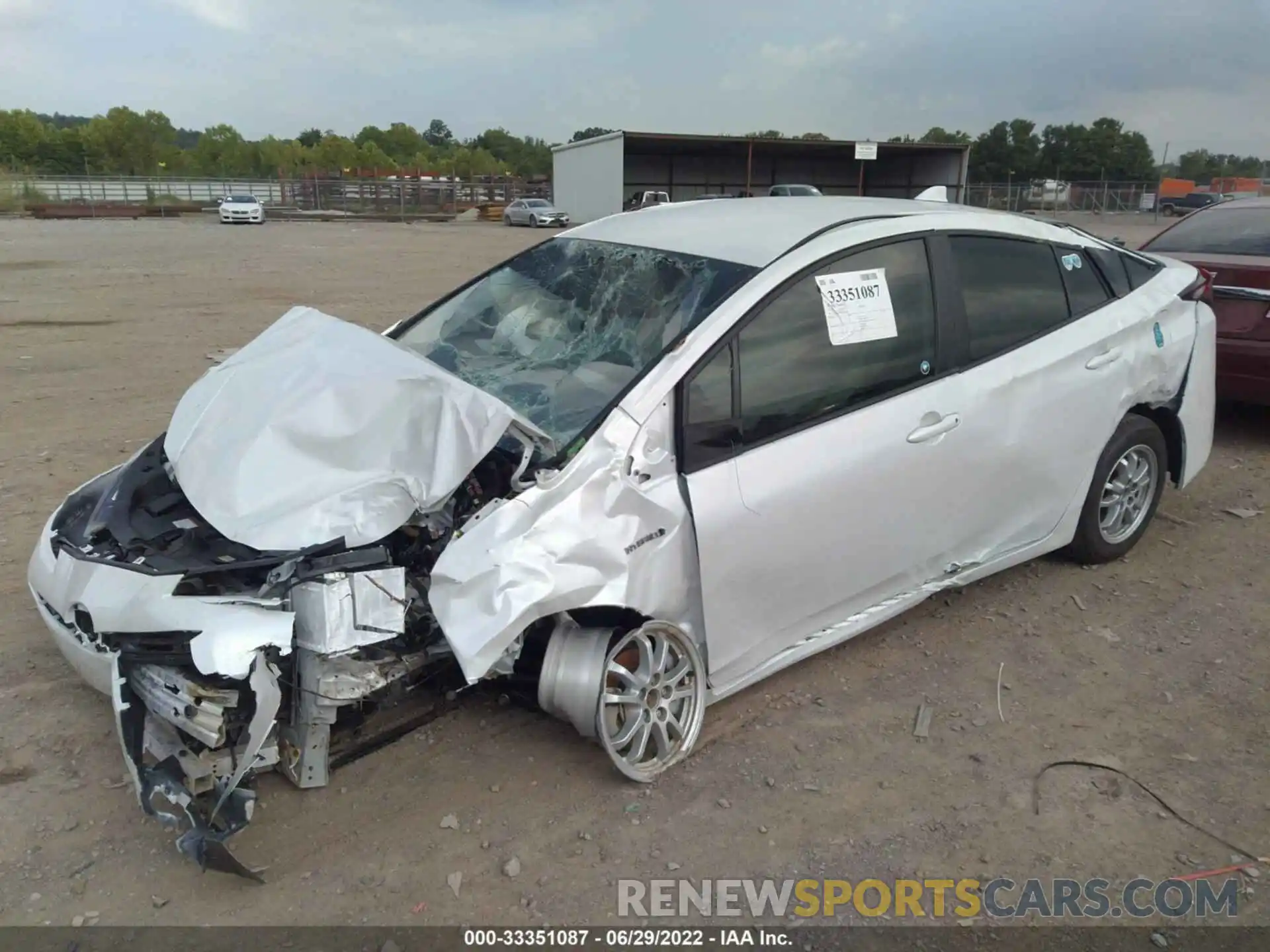 2 Photograph of a damaged car JTDKAMFU6N3165354 TOYOTA PRIUS 2022