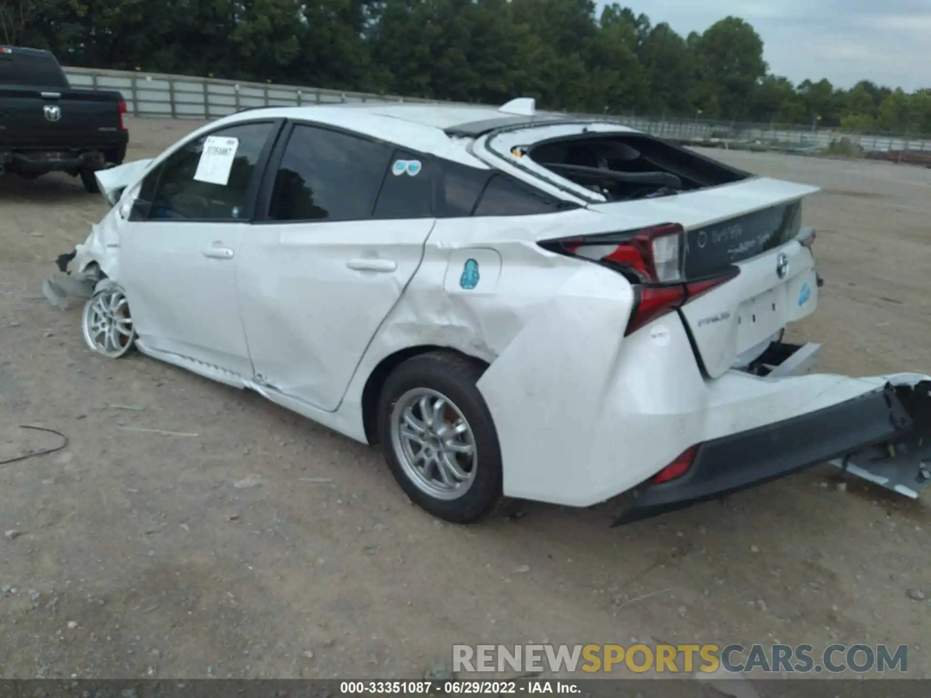 3 Photograph of a damaged car JTDKAMFU6N3165354 TOYOTA PRIUS 2022