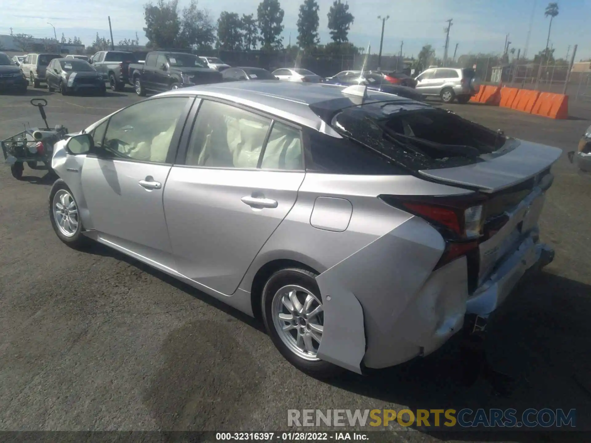 3 Photograph of a damaged car JTDKAMFU6N3165841 TOYOTA PRIUS 2022