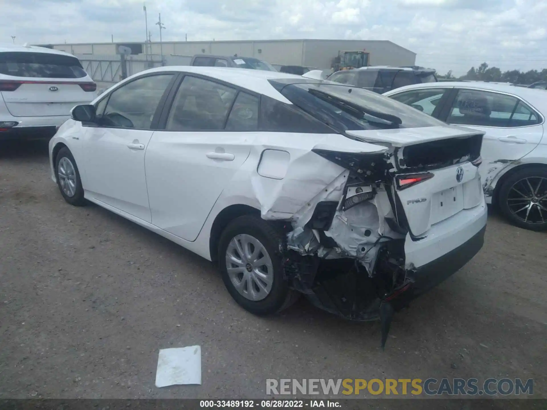 3 Photograph of a damaged car JTDKAMFU7N3159059 TOYOTA PRIUS 2022