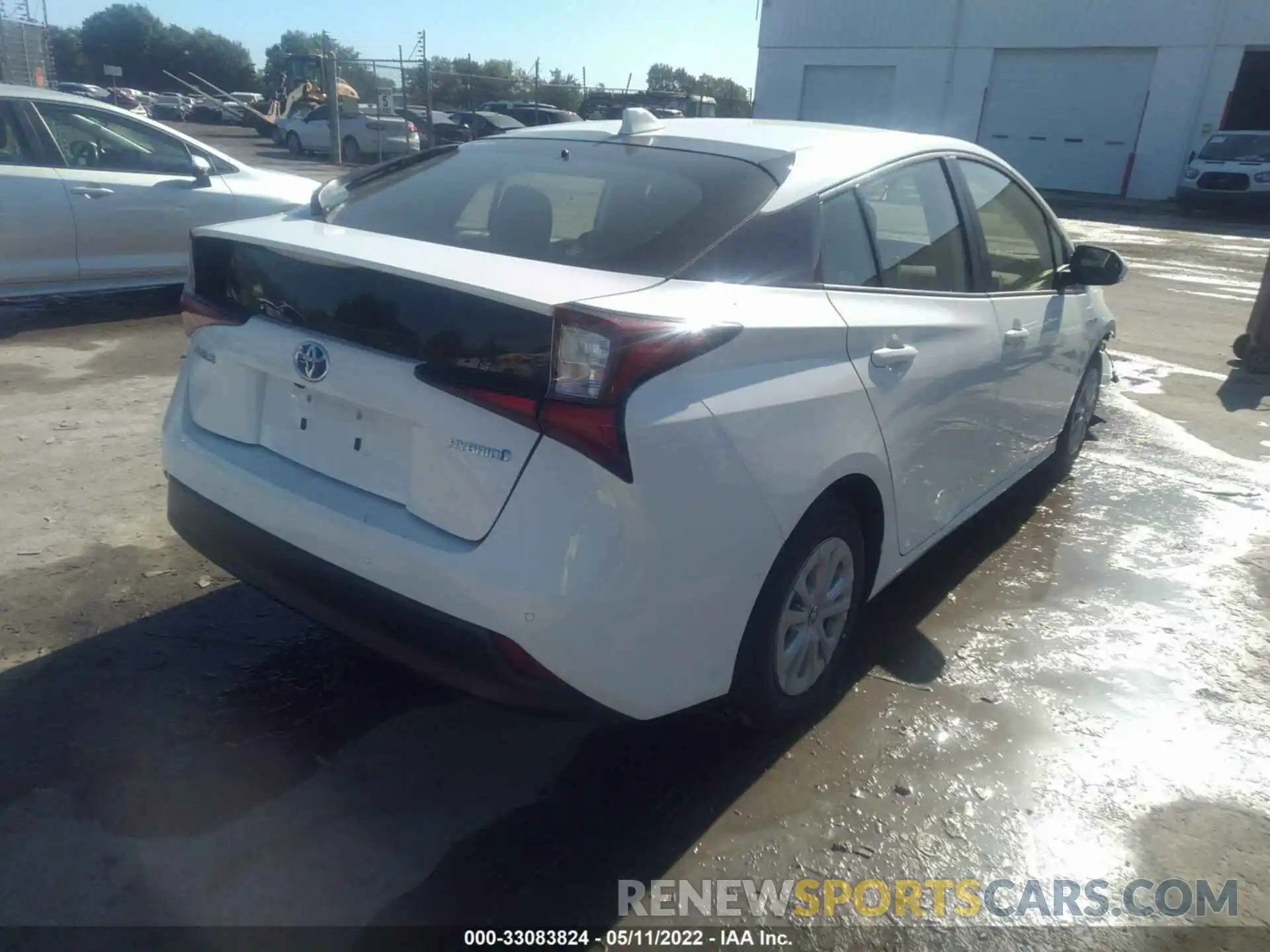 4 Photograph of a damaged car JTDKAMFU7N3161071 TOYOTA PRIUS 2022