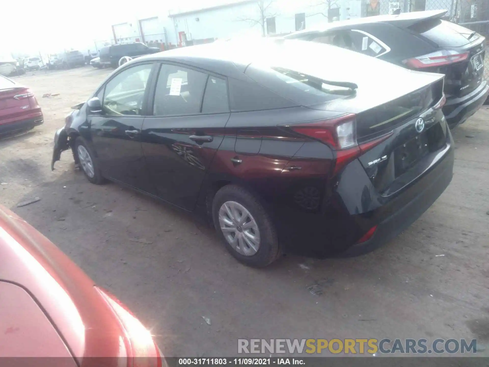 3 Photograph of a damaged car JTDKAMFU8N3154212 TOYOTA PRIUS 2022