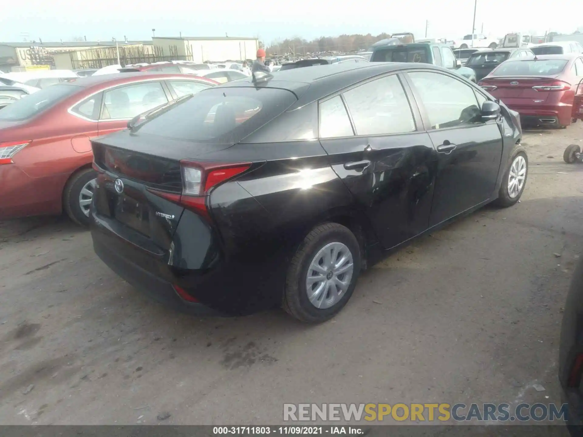 4 Photograph of a damaged car JTDKAMFU8N3154212 TOYOTA PRIUS 2022