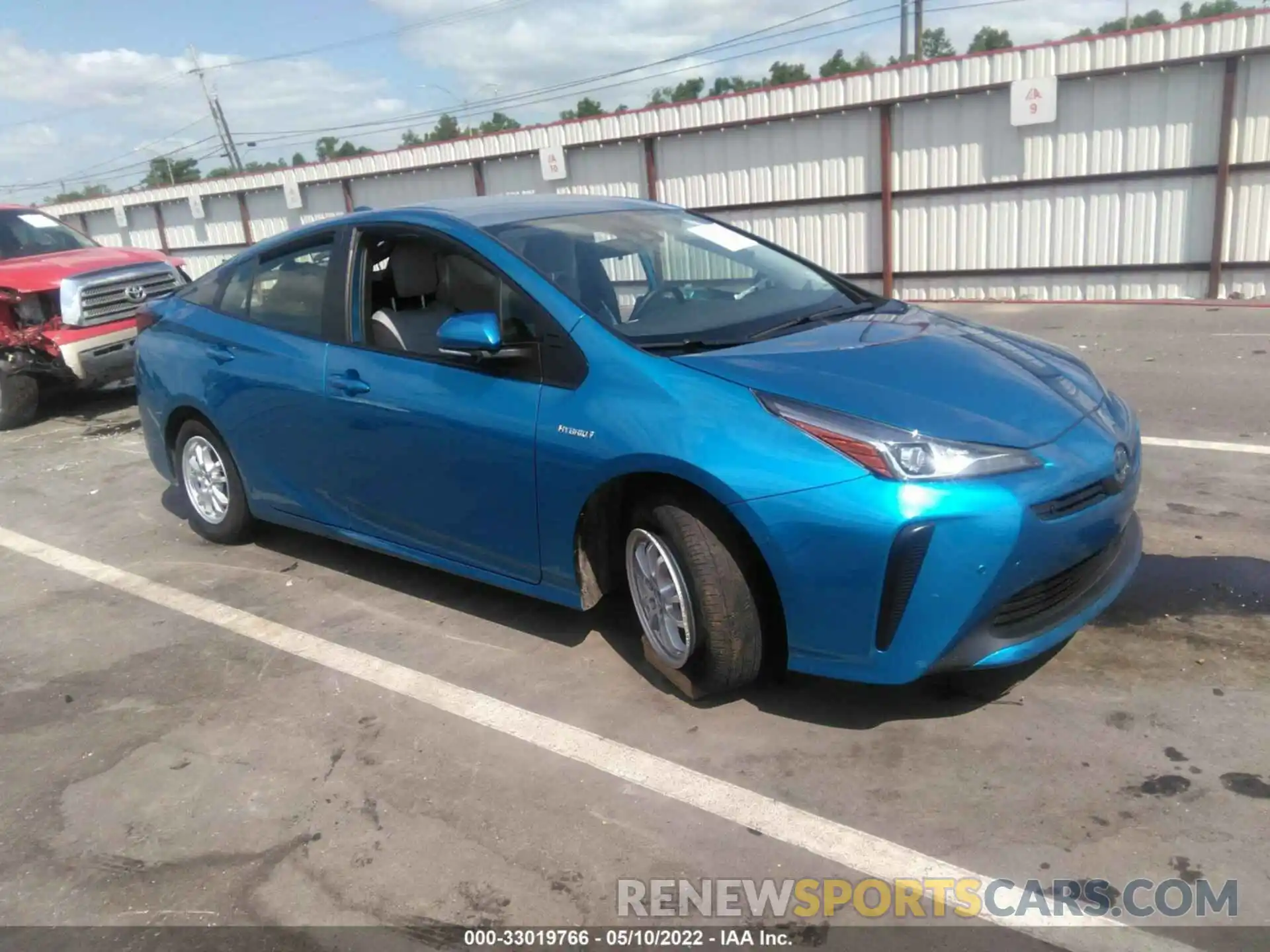 1 Фотография поврежденного автомобиля JTDKAMFU8N3156509 TOYOTA PRIUS 2022