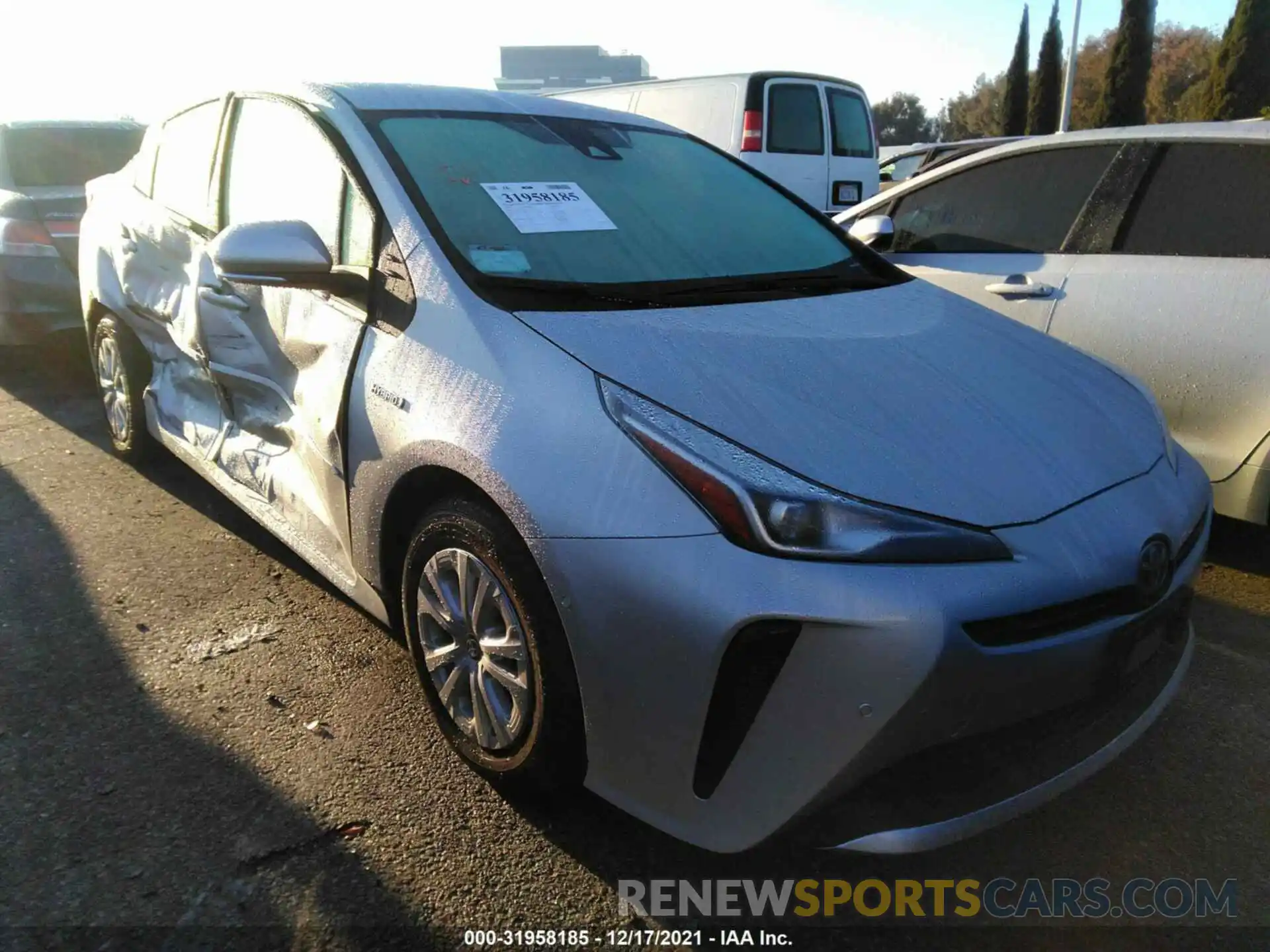 1 Photograph of a damaged car JTDKAMFU8N3158406 TOYOTA PRIUS 2022