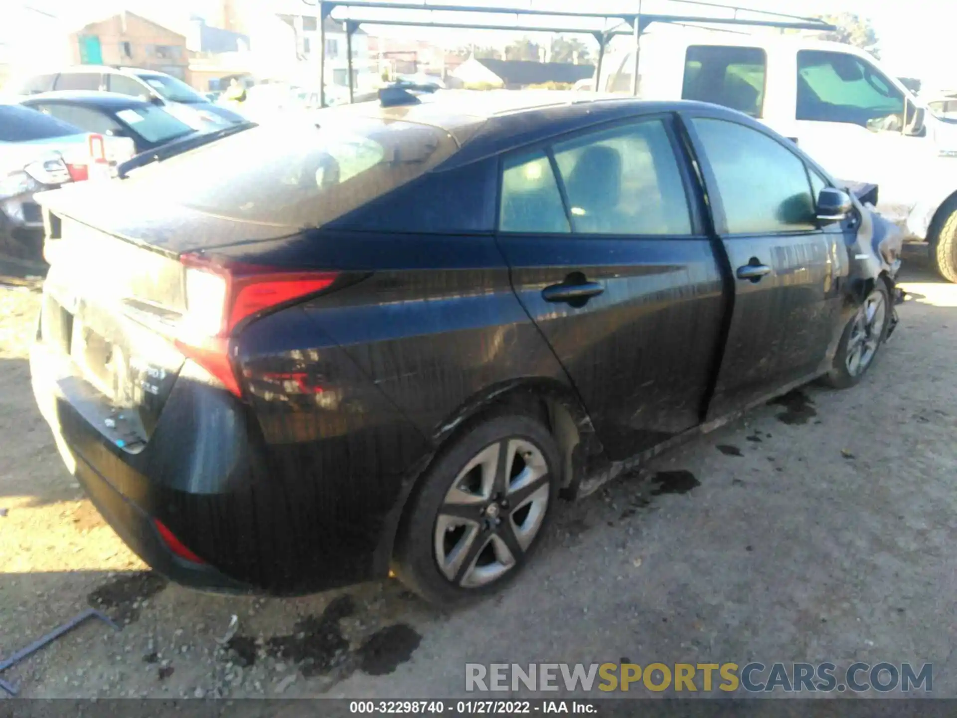 4 Photograph of a damaged car JTDKAMFU8N3159796 TOYOTA PRIUS 2022