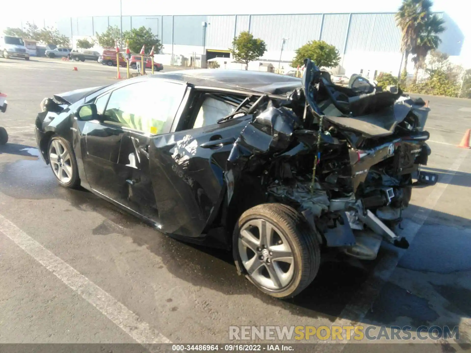 3 Photograph of a damaged car JTDKAMFU8N3160012 TOYOTA PRIUS 2022