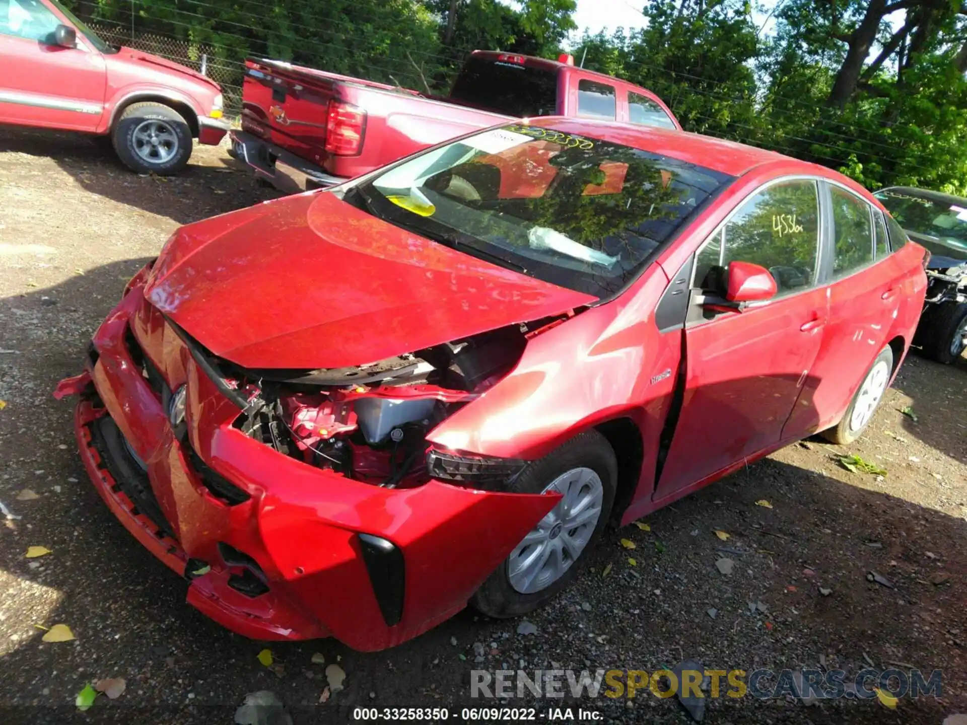 2 Photograph of a damaged car JTDKAMFU8N3167946 TOYOTA PRIUS 2022