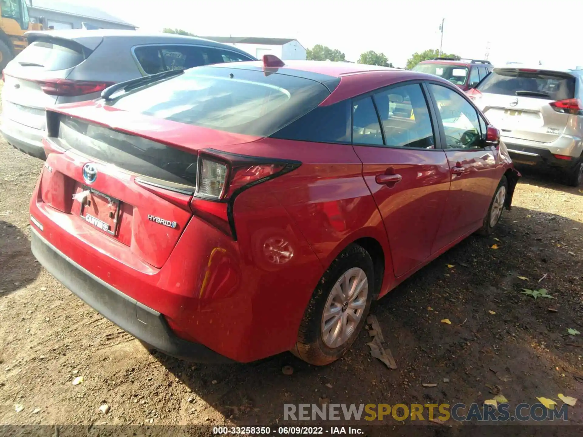 4 Photograph of a damaged car JTDKAMFU8N3167946 TOYOTA PRIUS 2022