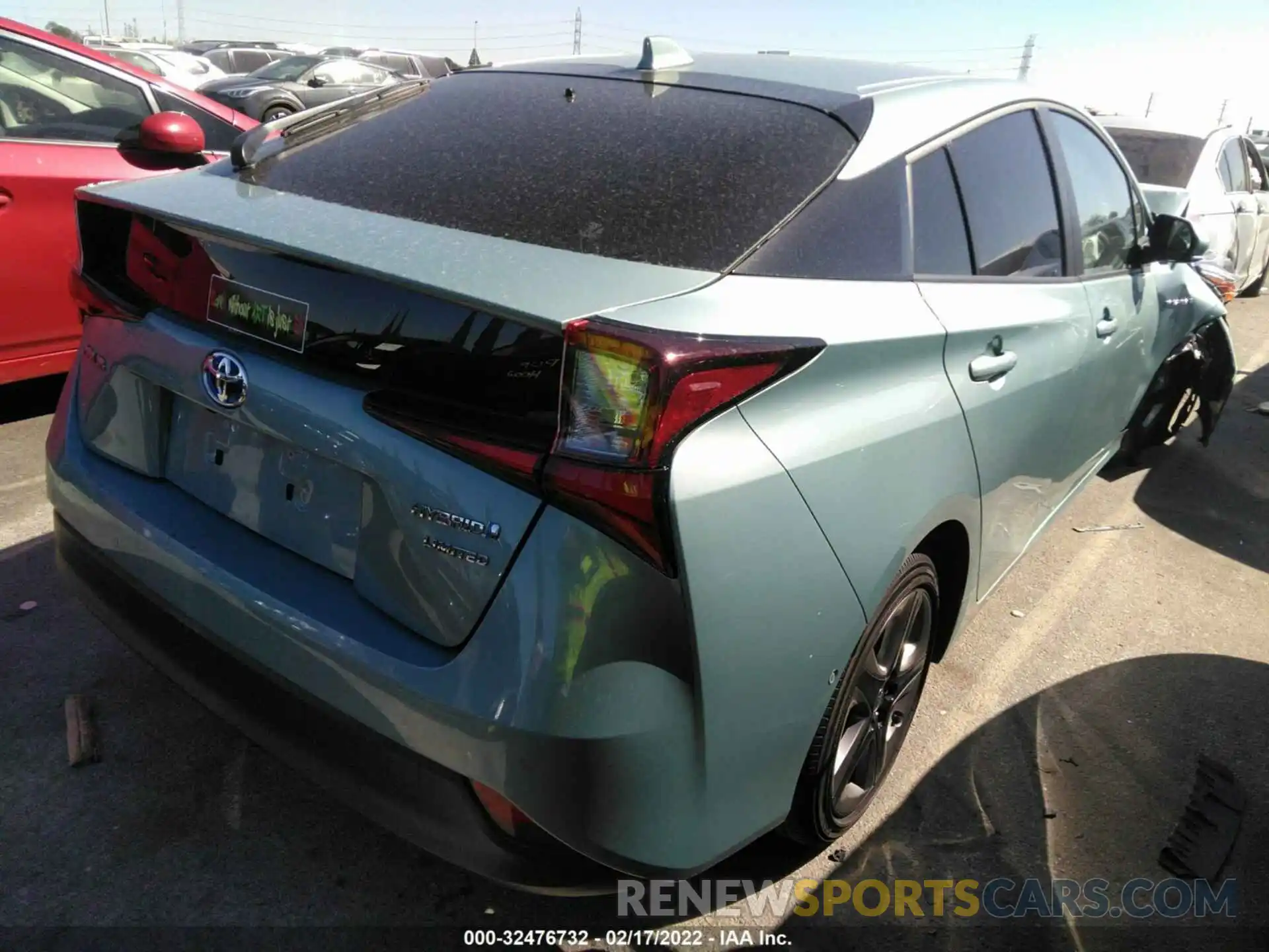 4 Photograph of a damaged car JTDKAMFU9N3153585 TOYOTA PRIUS 2022