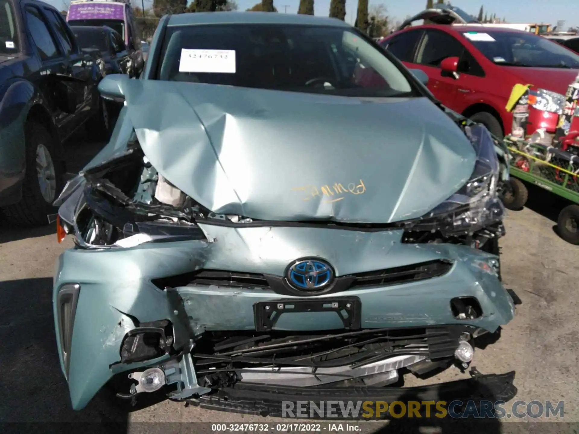 6 Photograph of a damaged car JTDKAMFU9N3153585 TOYOTA PRIUS 2022