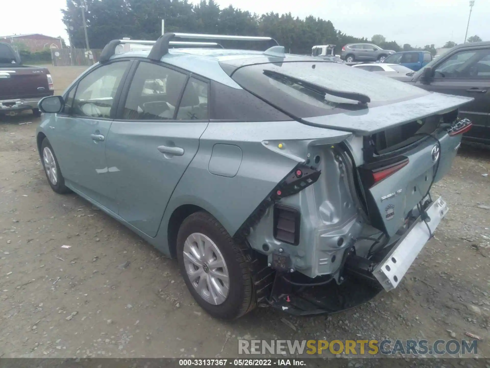 3 Photograph of a damaged car JTDKAMFU9N3154106 TOYOTA PRIUS 2022