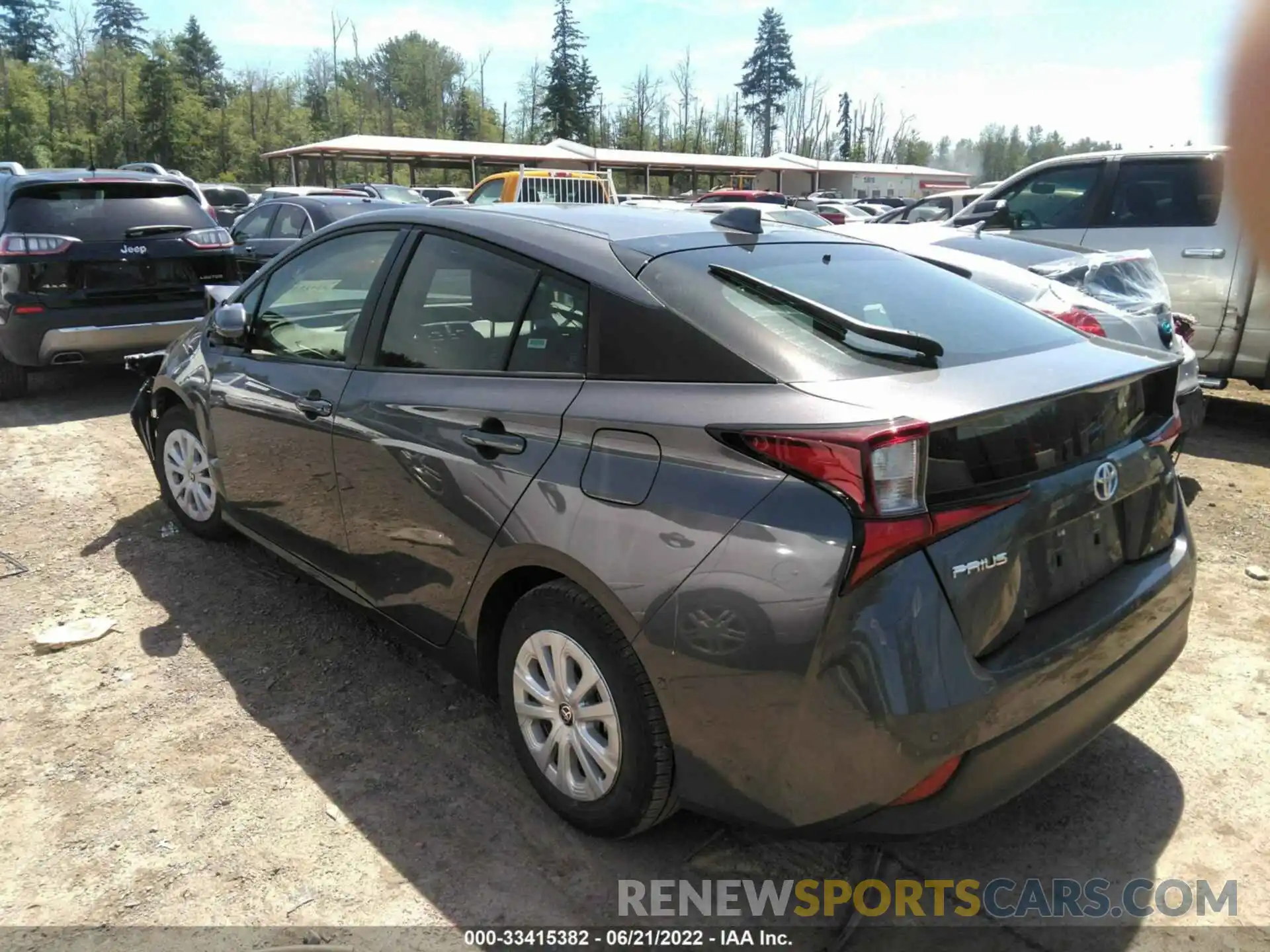 3 Photograph of a damaged car JTDKAMFU9N3154333 TOYOTA PRIUS 2022