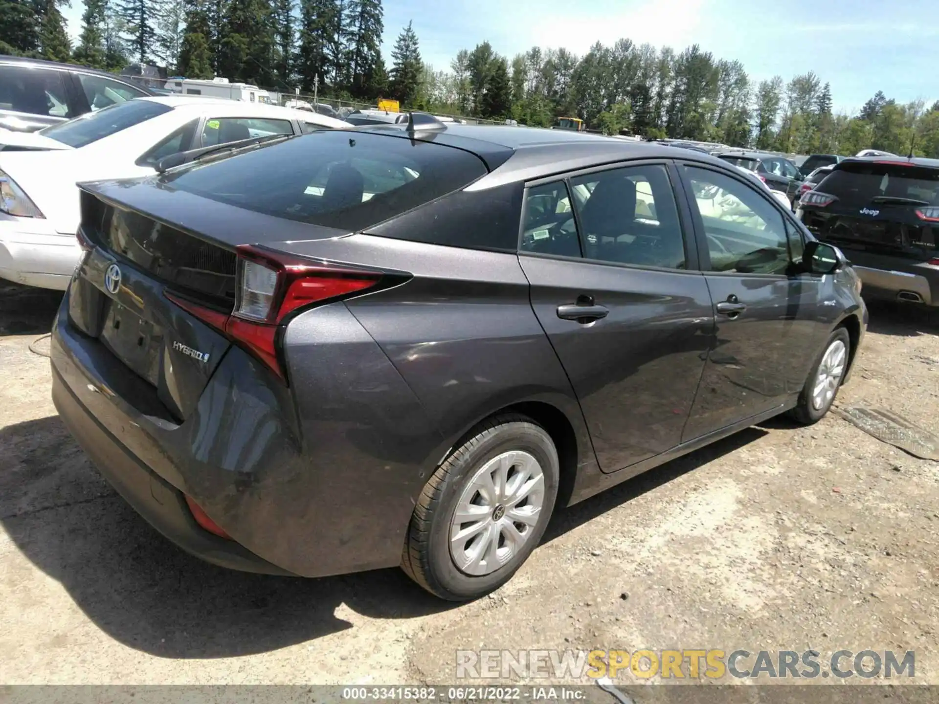 4 Photograph of a damaged car JTDKAMFU9N3154333 TOYOTA PRIUS 2022