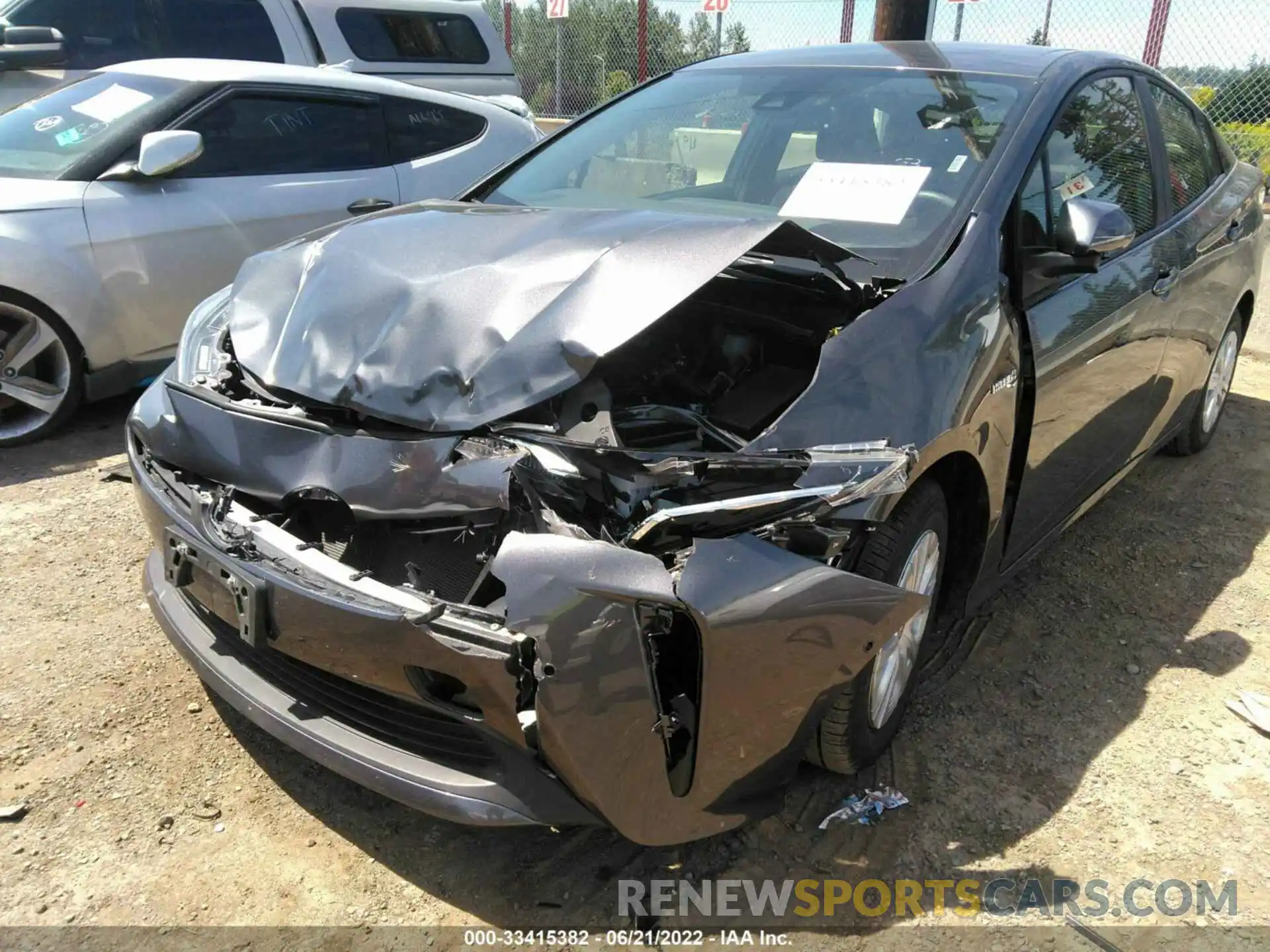 6 Photograph of a damaged car JTDKAMFU9N3154333 TOYOTA PRIUS 2022