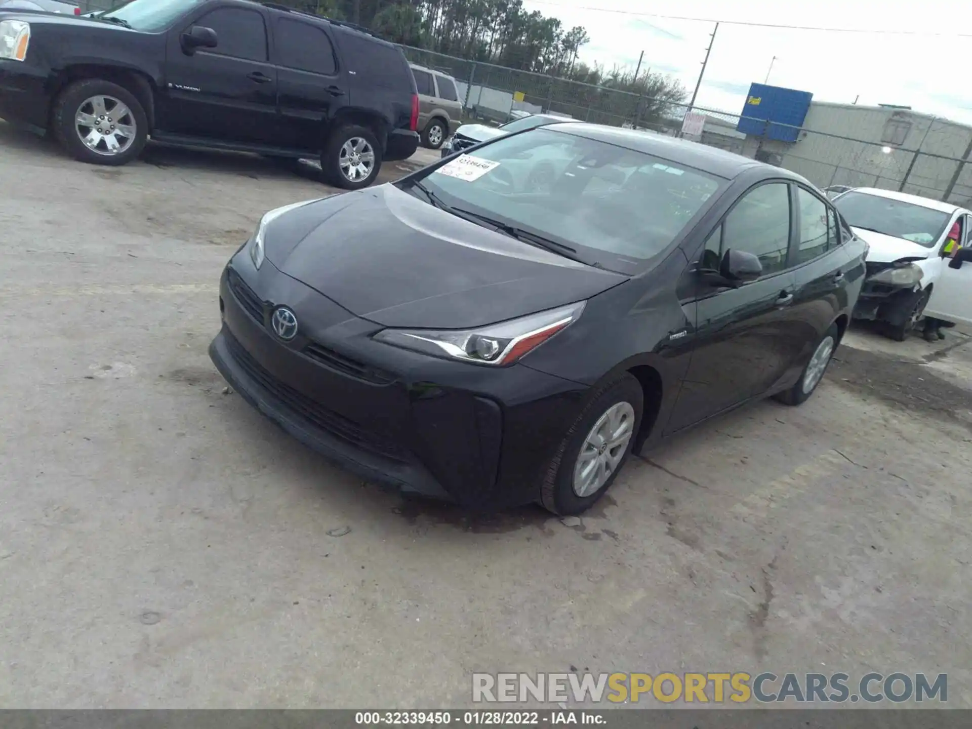 2 Фотография поврежденного автомобиля JTDKAMFU9N3157488 TOYOTA PRIUS 2022