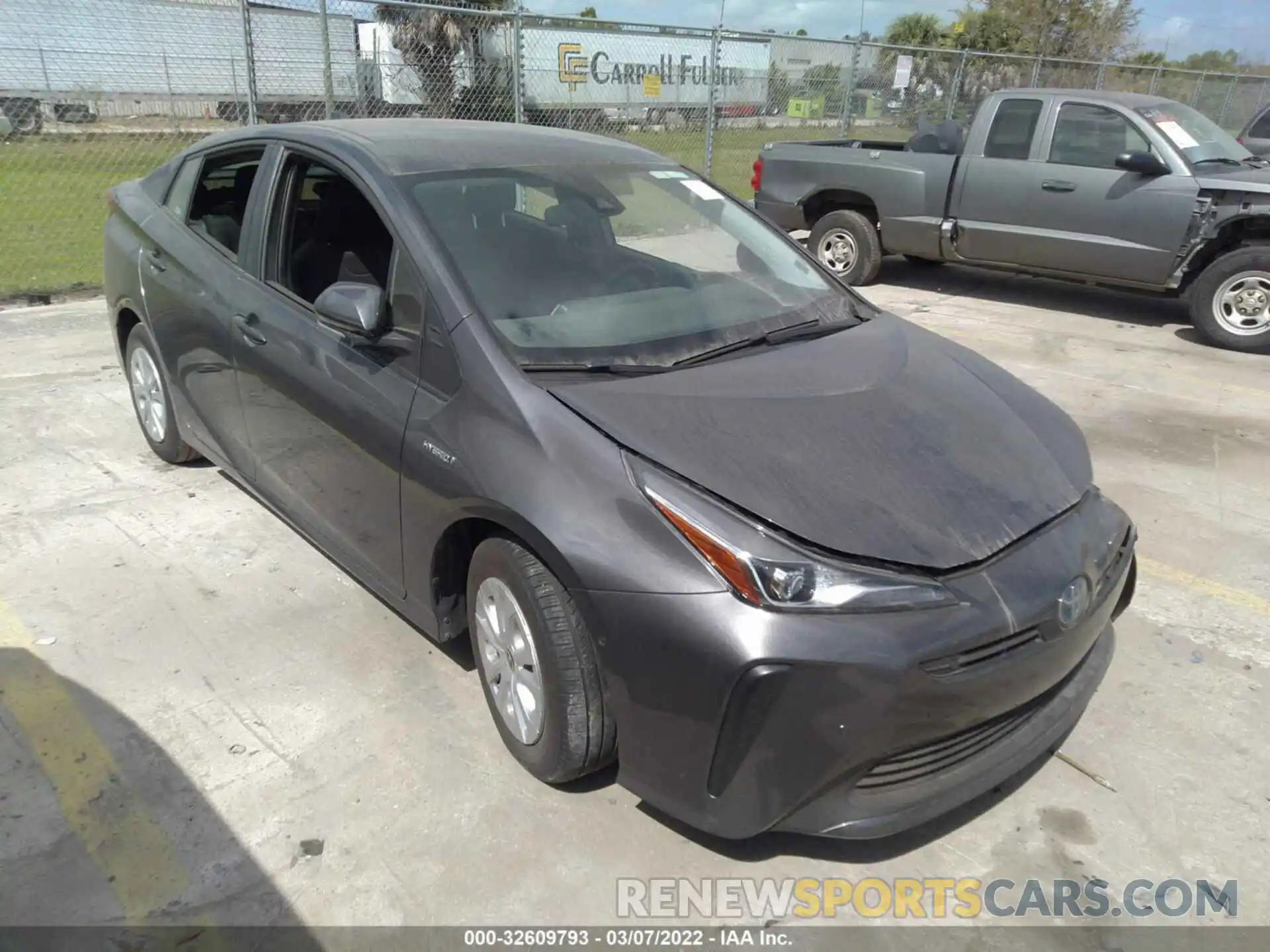 1 Photograph of a damaged car JTDKAMFU9N3157815 TOYOTA PRIUS 2022