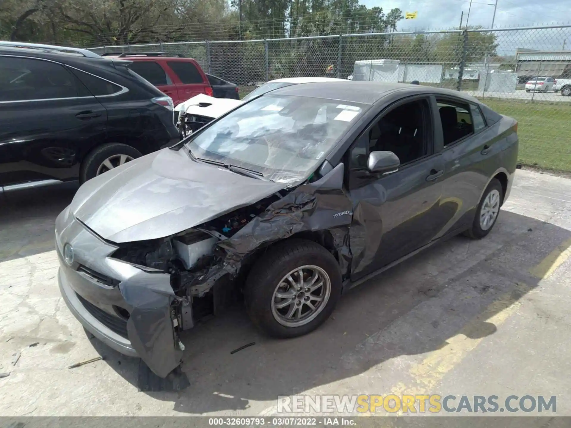 2 Photograph of a damaged car JTDKAMFU9N3157815 TOYOTA PRIUS 2022