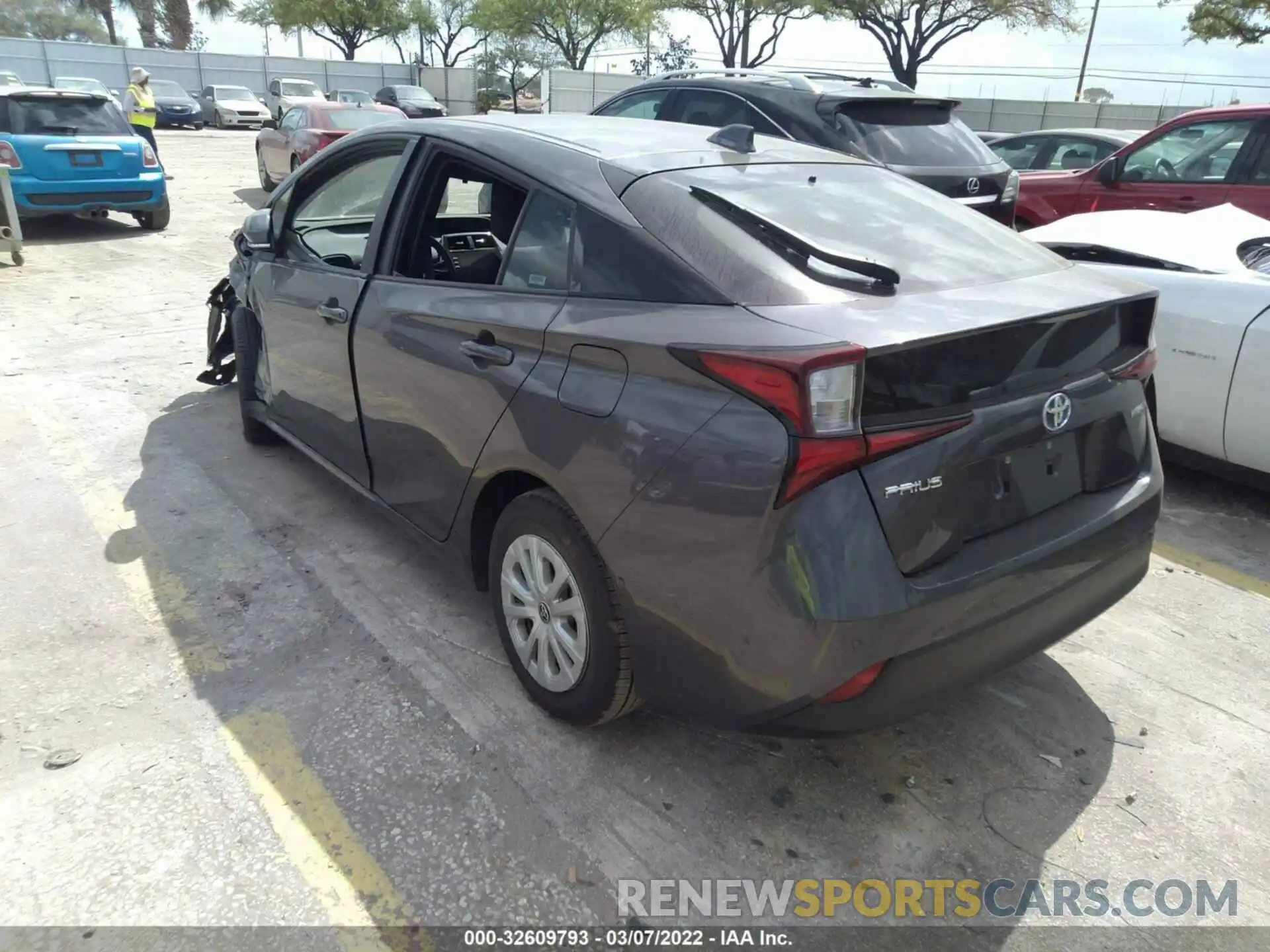 3 Photograph of a damaged car JTDKAMFU9N3157815 TOYOTA PRIUS 2022